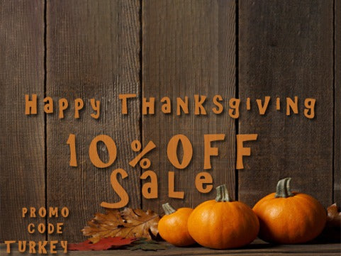 10% Off Thanksgiving Sale