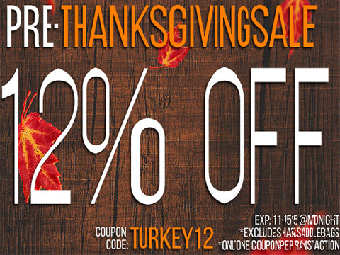 Pre-Thanksgiving Sale – Get 12% Off!