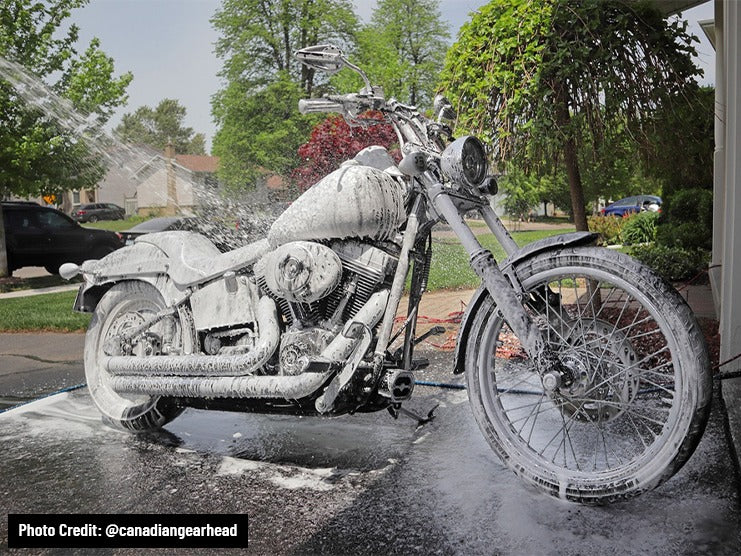 How to Wash a Motorcycle