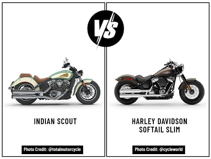 Indian Scout vs Harley Davidson Softail Slim