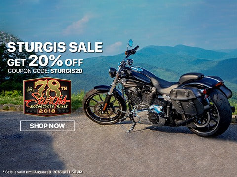 Sturgis Sale - Get 20% Off