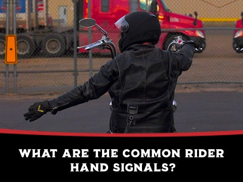 What Are The Common Rider Hand Signals?