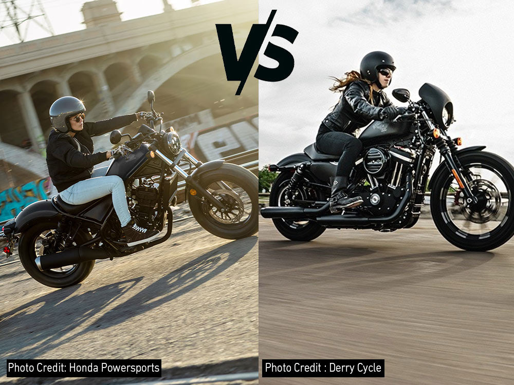 Honda Rebel 300 Vs Harley Sportster Iron 883: The Best Female Beginner Motorcycle