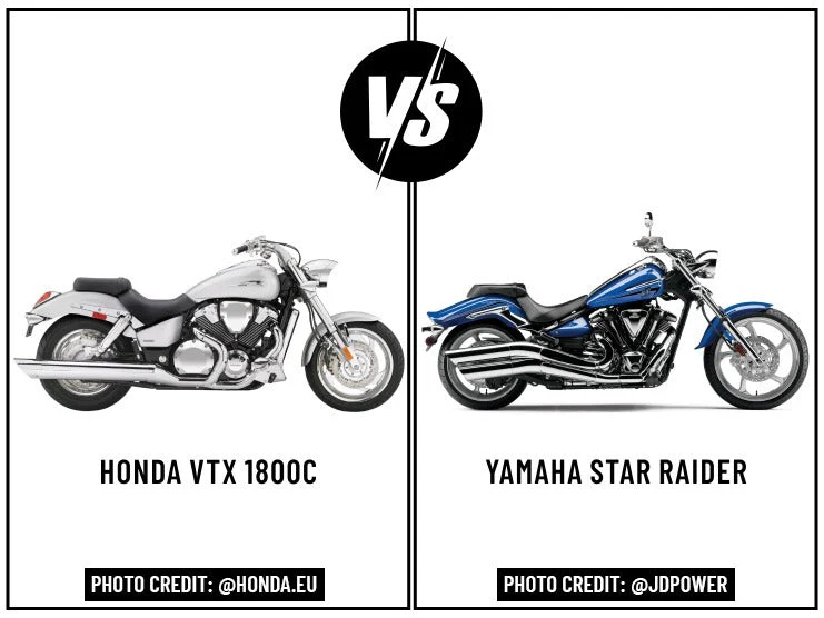 Honda and Yamahaバイク2台 Honda VTX 1800C vs Yamaha Star Raider - VikingBags