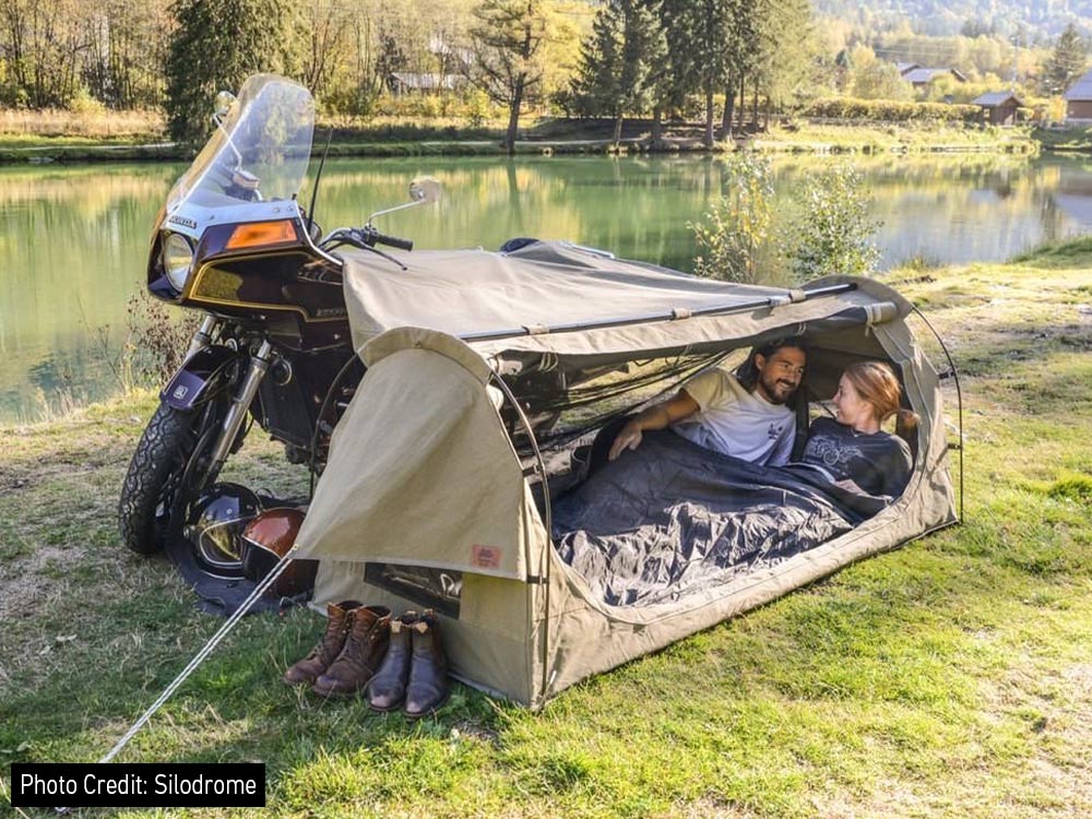 Sleeping in a Tent While Motorcycle Camping