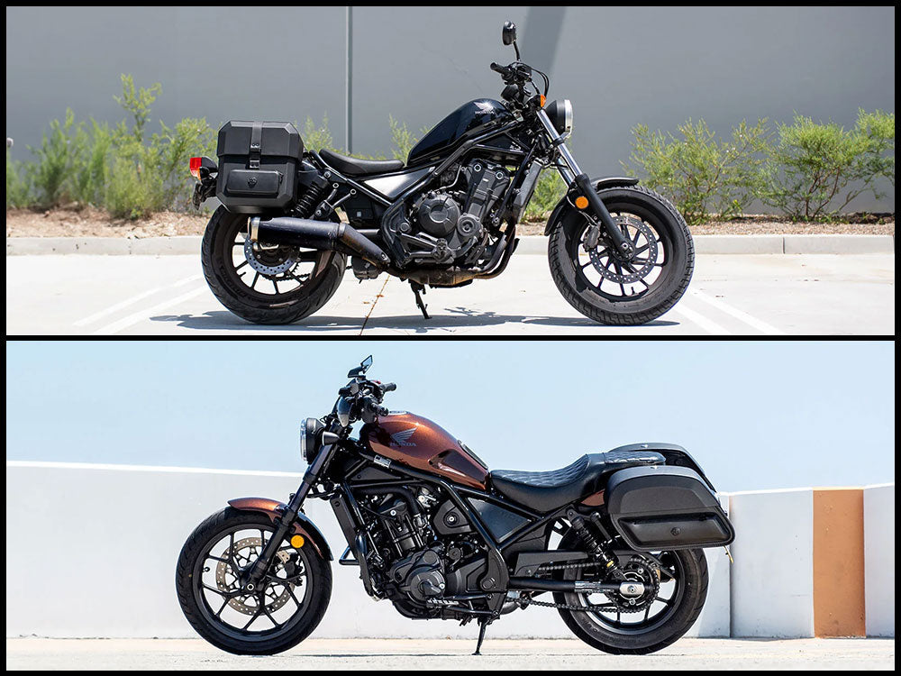 The Two Types of Motorcycle Saddlebags for Honda Rebel