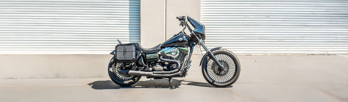 Harley Davidson Dyna Wide Glide FXDWG/I Hard Saddlebags. Softail 