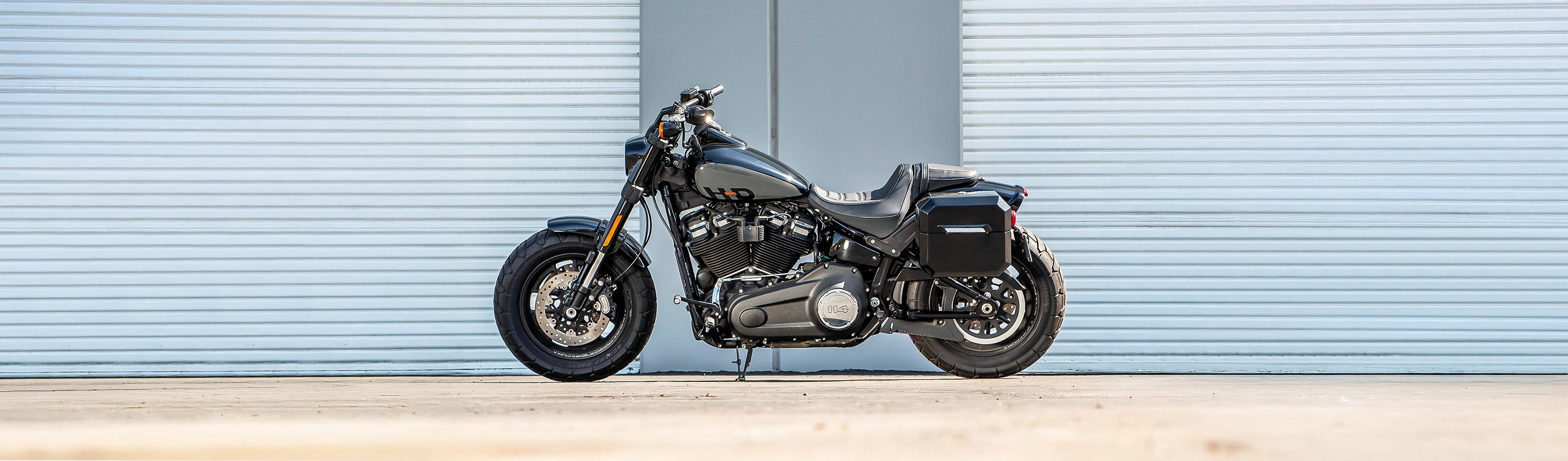 Harley Davidson Softail Fat Bob FXFB/S Saddlebags web