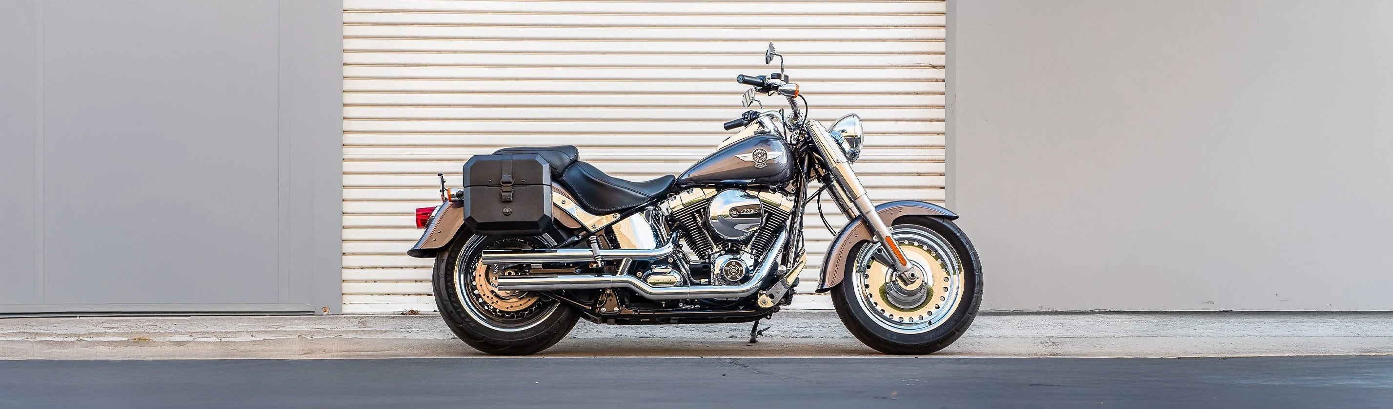 Saddlebags for Harley Softail Fat Boy FLSTF/I - 2017 & Older