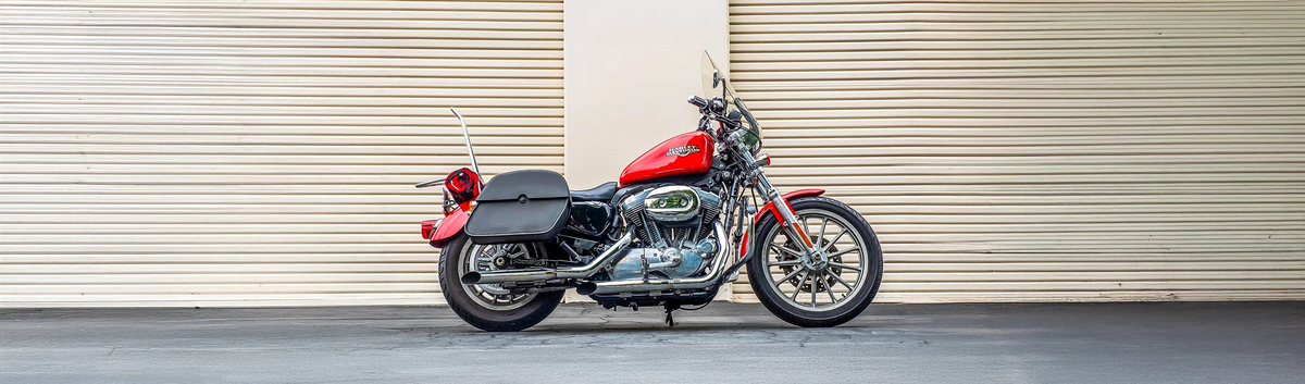 Harley Davidson Sportster Low 1200 XL1200L Saddlebags - Viking 