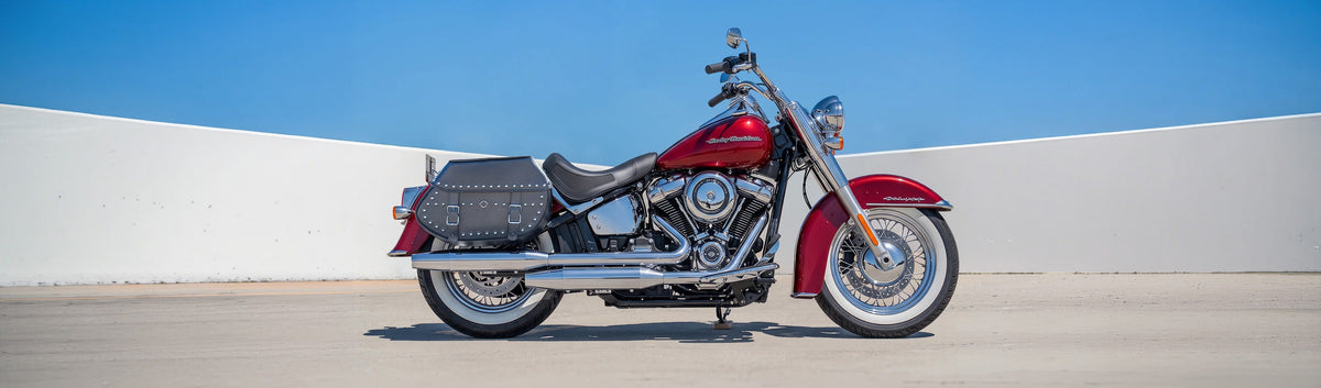 Harley Softail Deluxe FLDE All Motorcycle Luggage Bags, Parts & Accessories By Bike