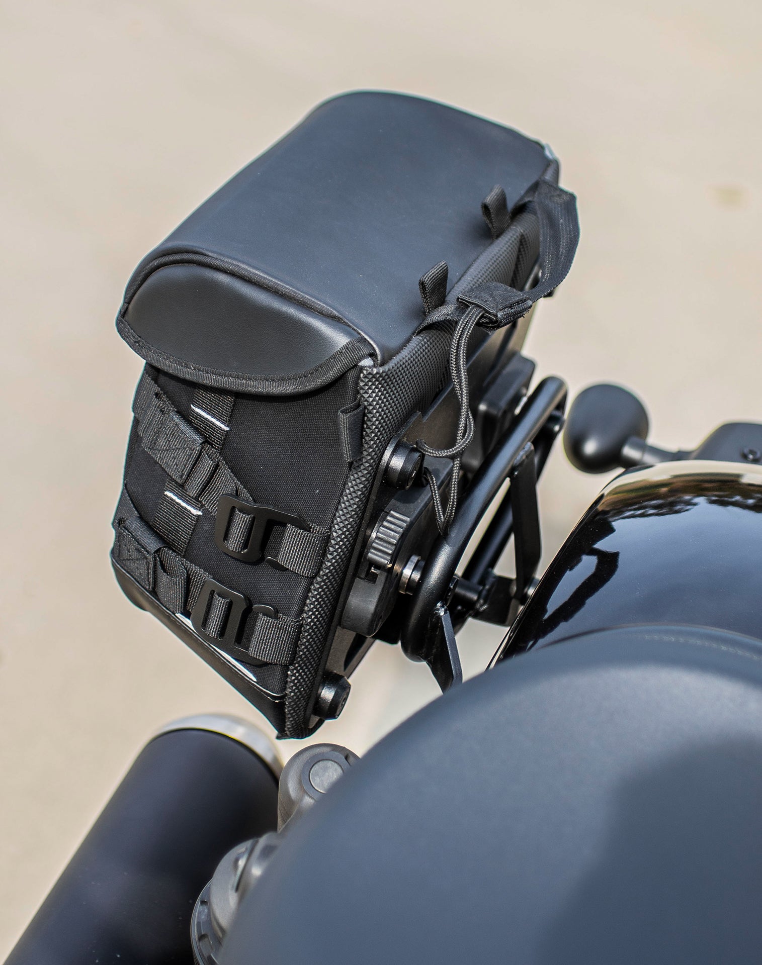 10L - Incognito Quick Mount Small Honda Rebel 1100 Solo Motorcycle Saddlebag (Right Only) v3