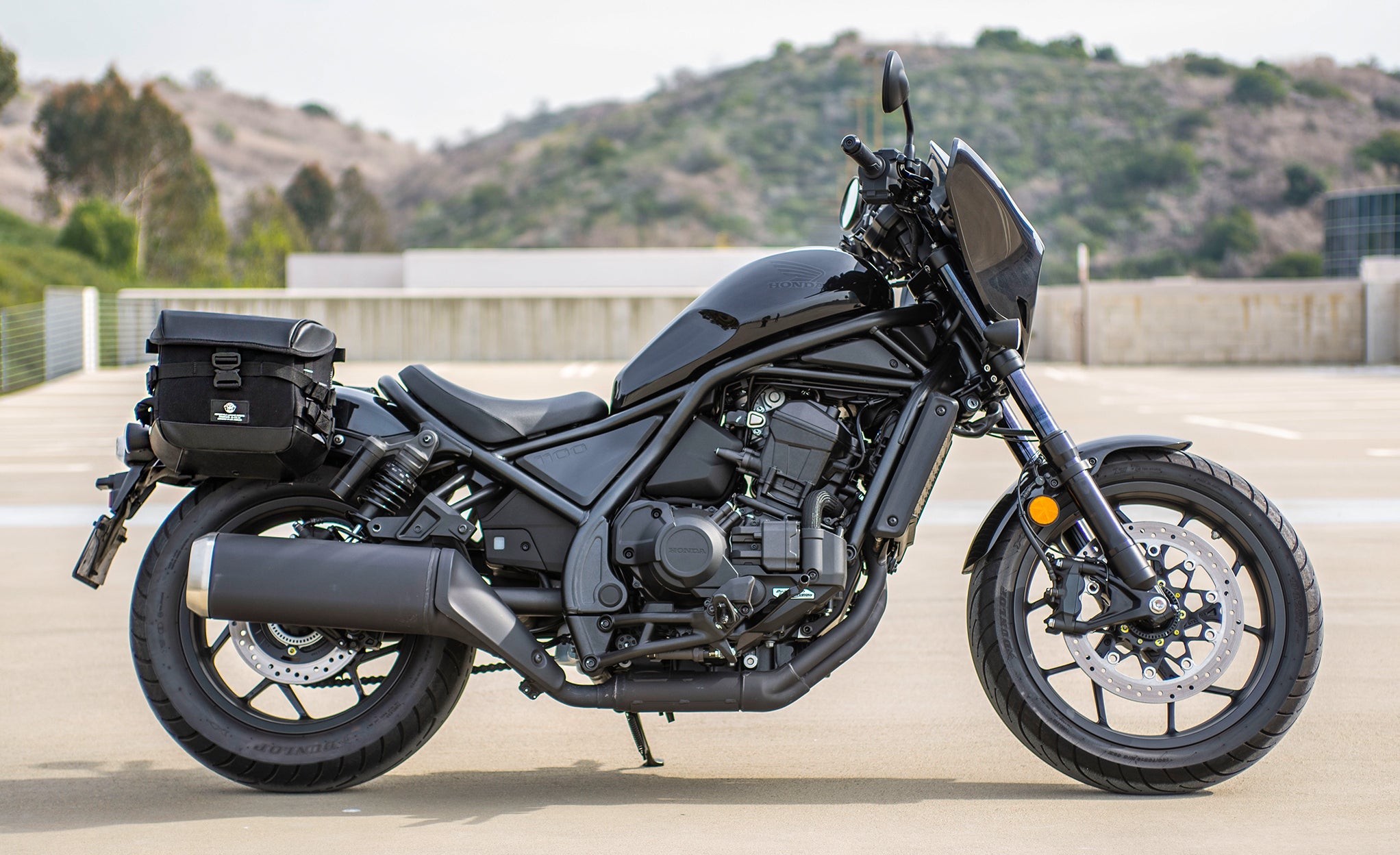 10L - Incognito Quick Mount Small Honda Rebel 1100 Solo Motorcycle Saddlebag (Right Only) @expand