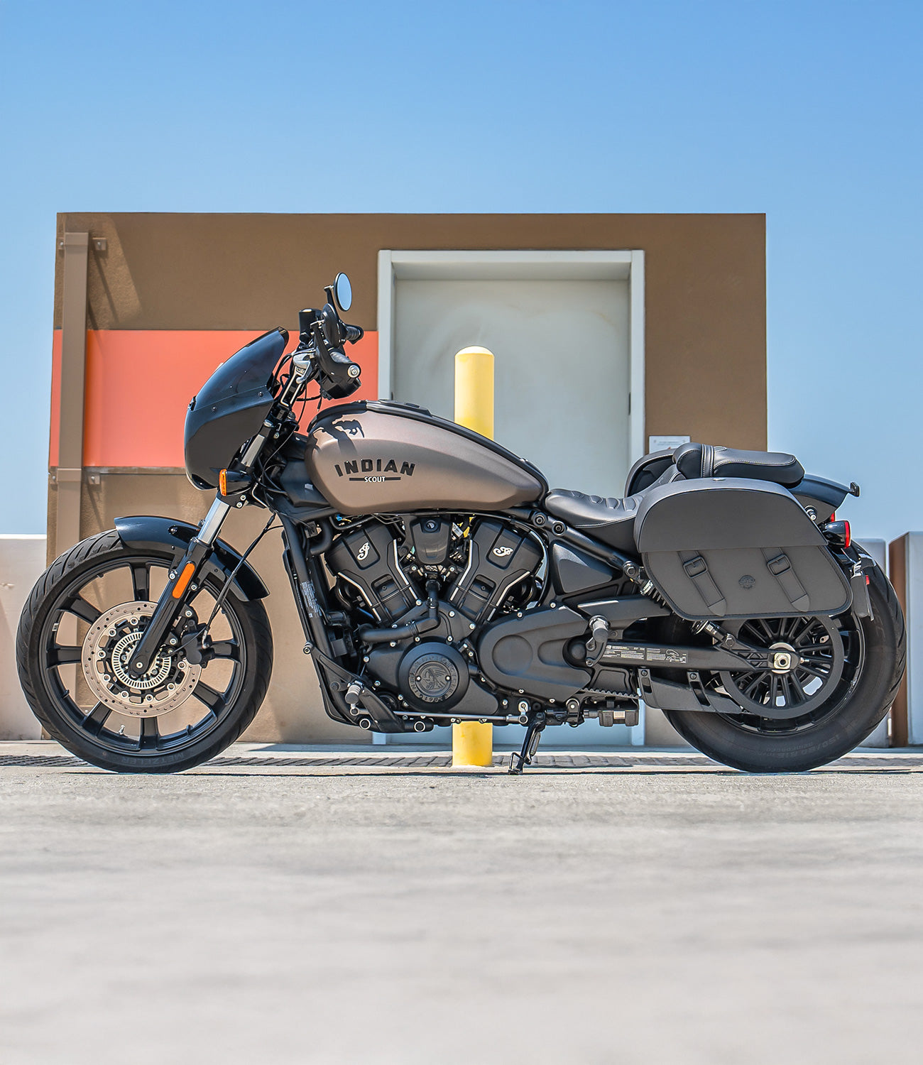 2025 Indian Scout 101 Saddlebags