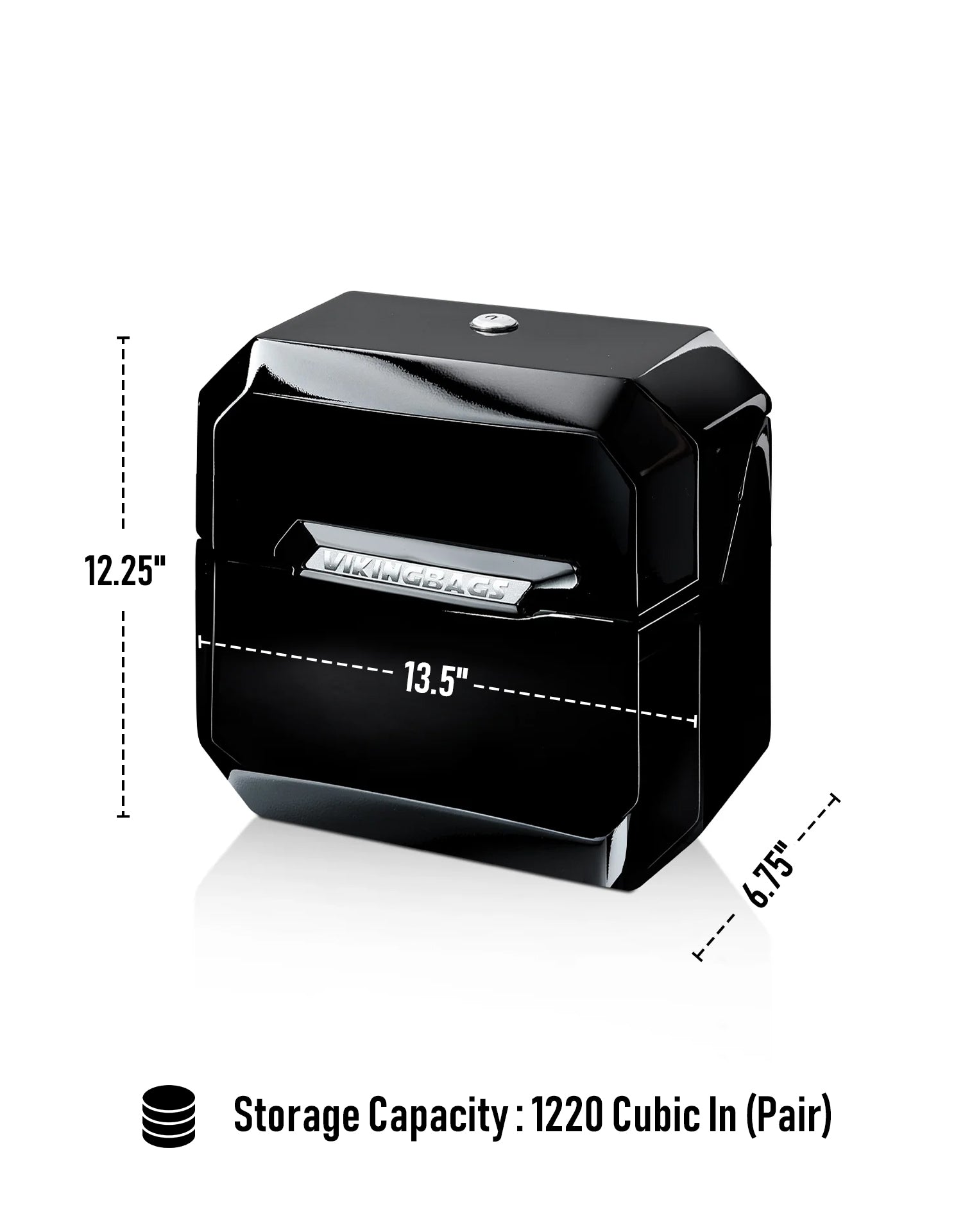20L - Outlaw Quick-Mount Small Indian Sport Scout Sixty Painted Hard Saddlebags Storage Capacity