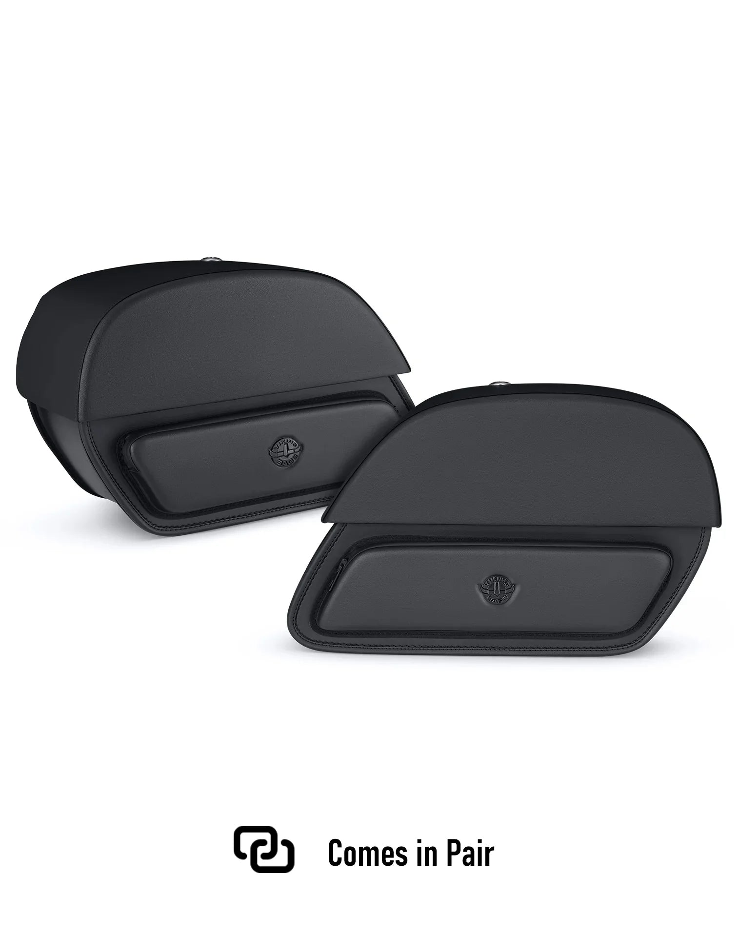 26L - Pantheon Large Shock Cutout Honda Rebel 250 CMX250C Motorcycle Saddlebags Come in Pair