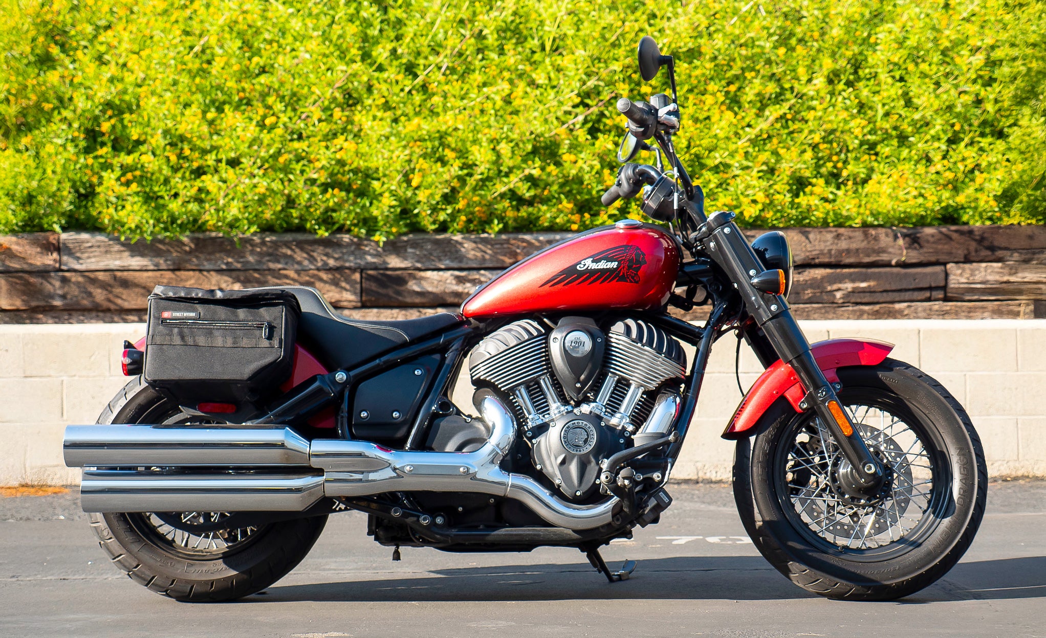 18L - Patriot Large Indian Chief Throw Over Saddlebags @expand