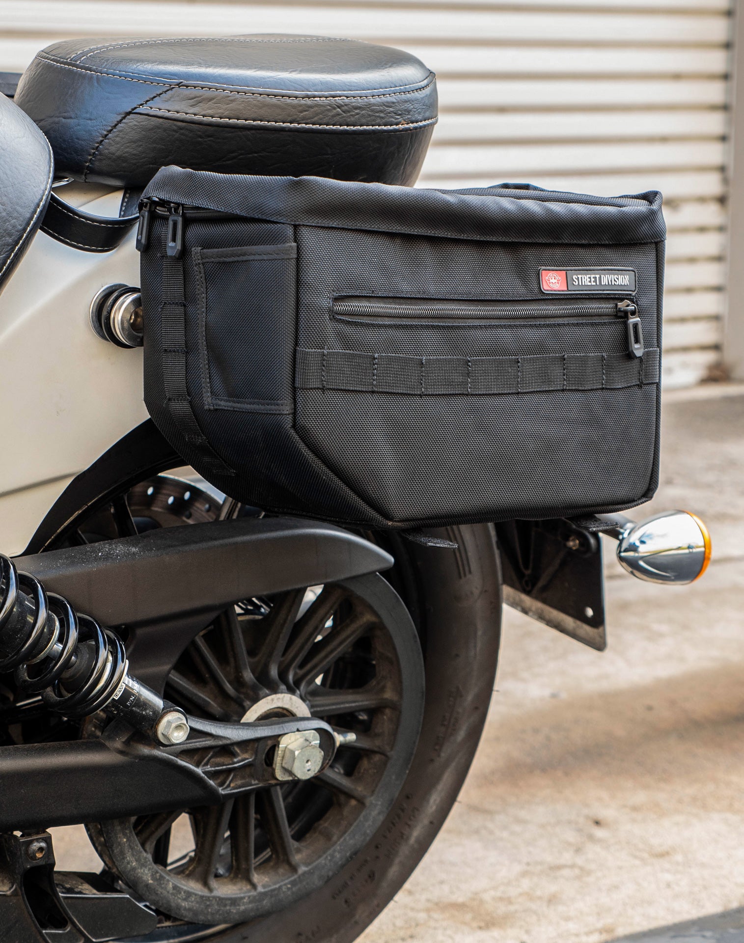 18L - Patriot Large Indian Scout Sixty Motorcycle Throw Over Saddlebags v2