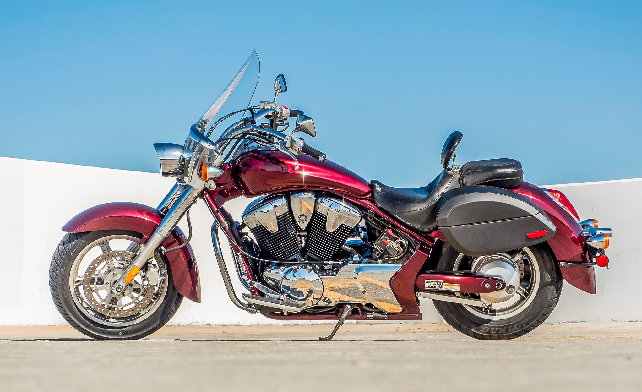 28L - Phantom Large Honda VT1300CT Interstate Hard Saddlebags @expand