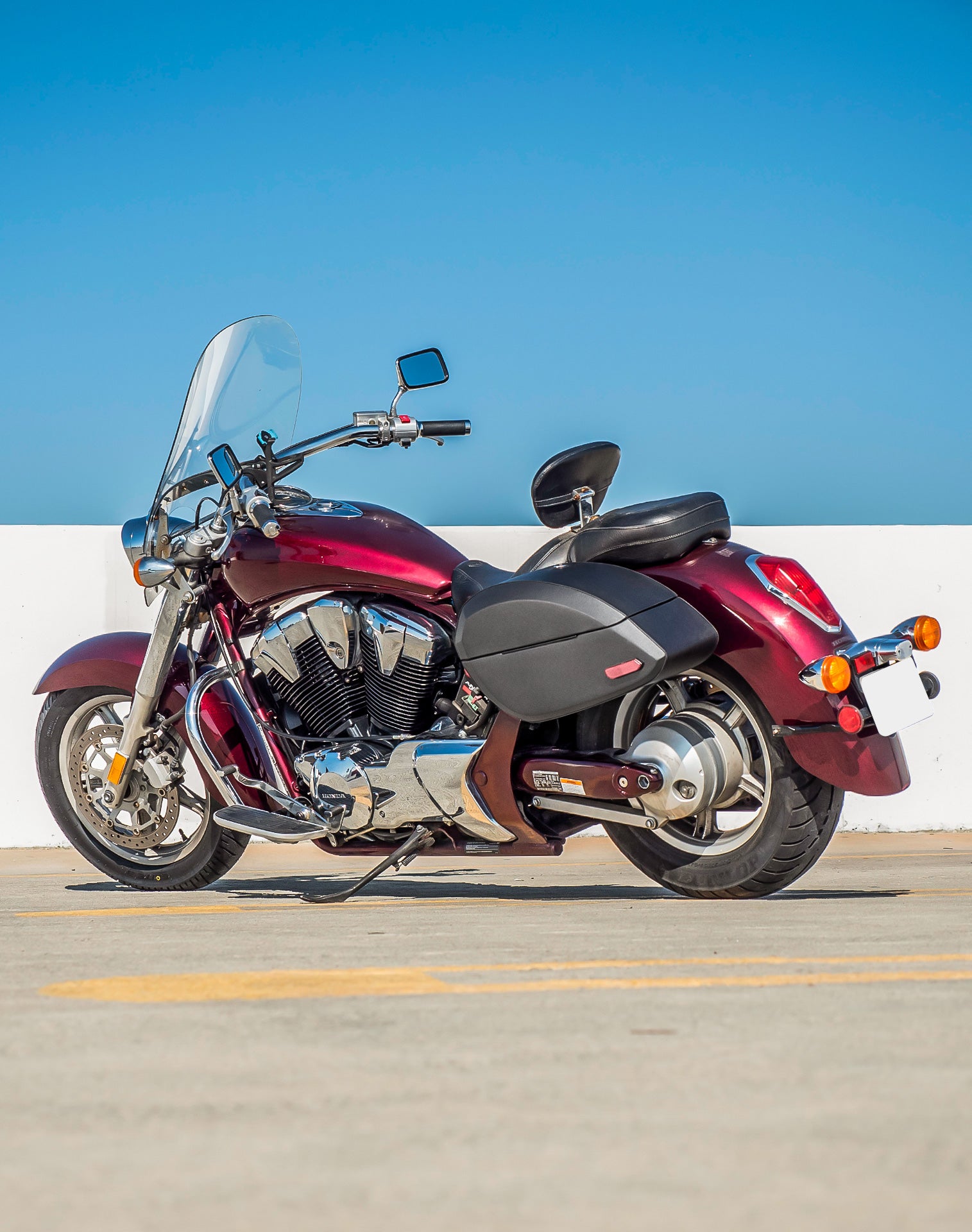 28L - Phantom Large Honda VT1300CT Interstate Hard Saddlebags v1