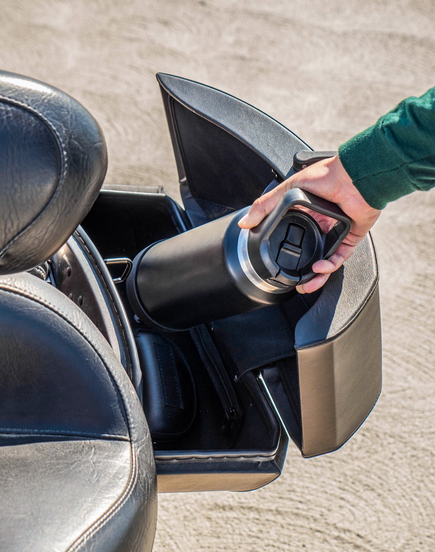 28L - Phantom Large Honda VT1300CT Interstate Hard Saddlebags v4