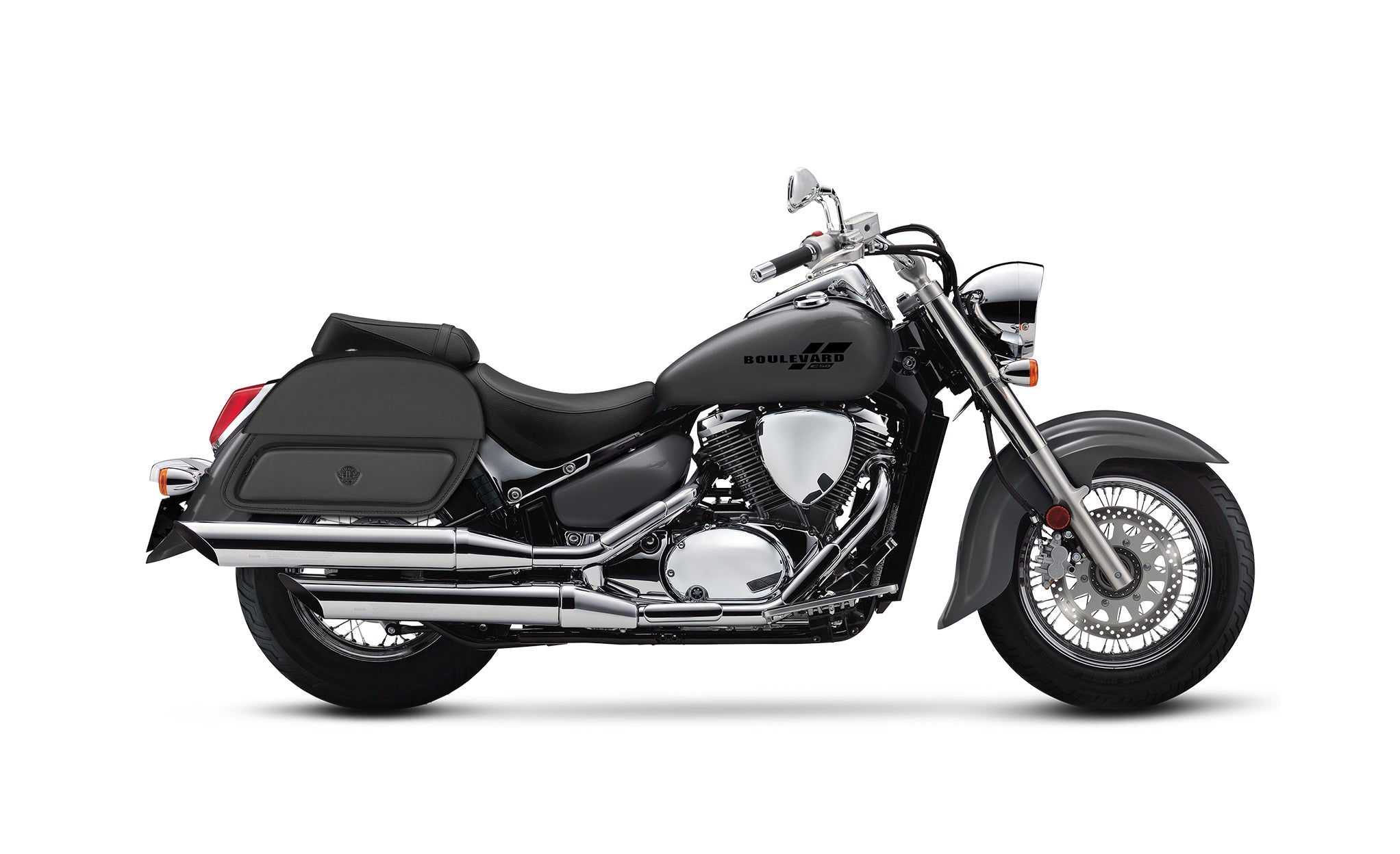 33L - Pantheon Large Suzuki Boulevard C50 VL800 Motorcycle Saddlebags @expand