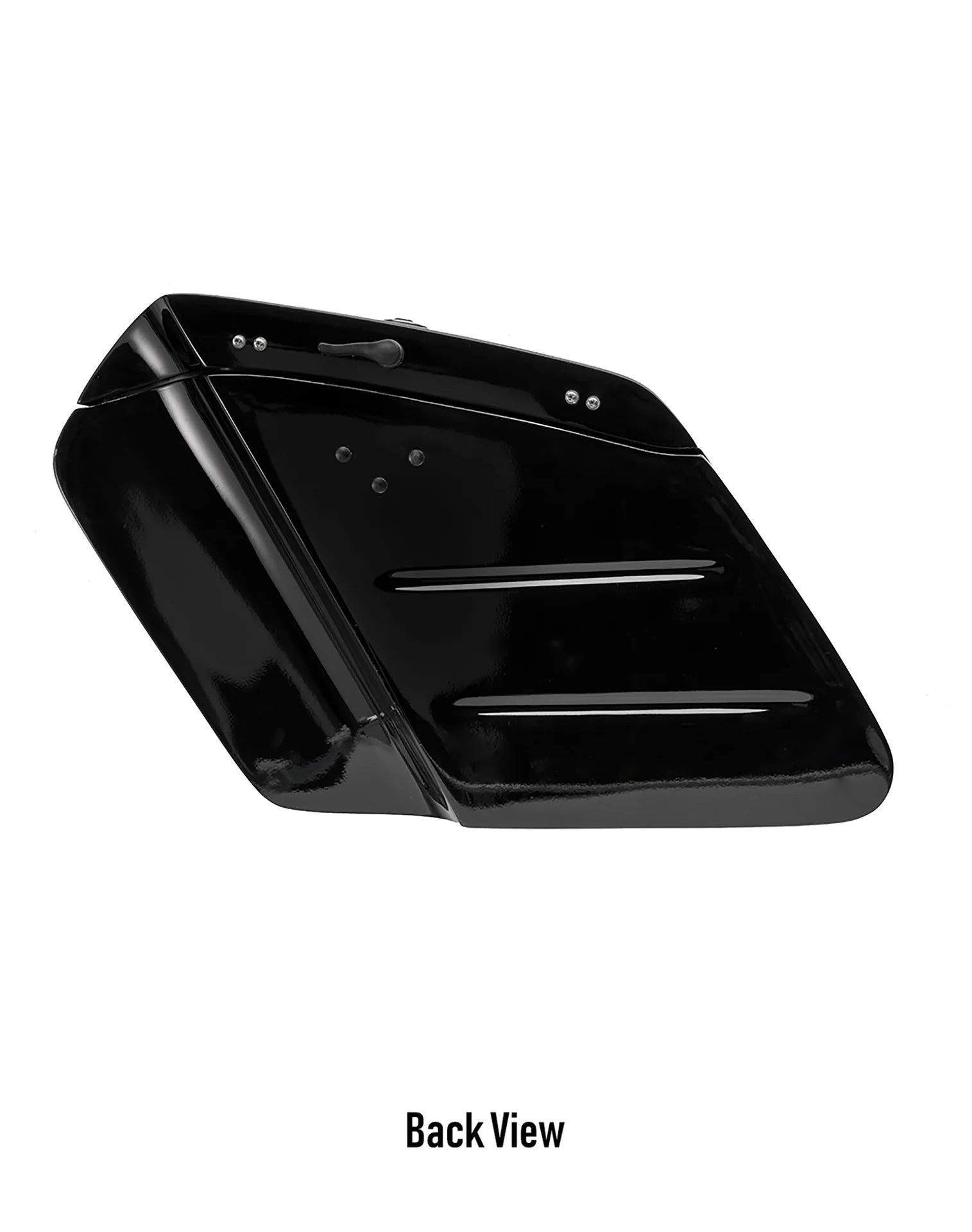 38L - Baldur XL Shock Cutout Harley Sportster 1200 Roadster XL1200CX Painted Hard Saddlebags Back View