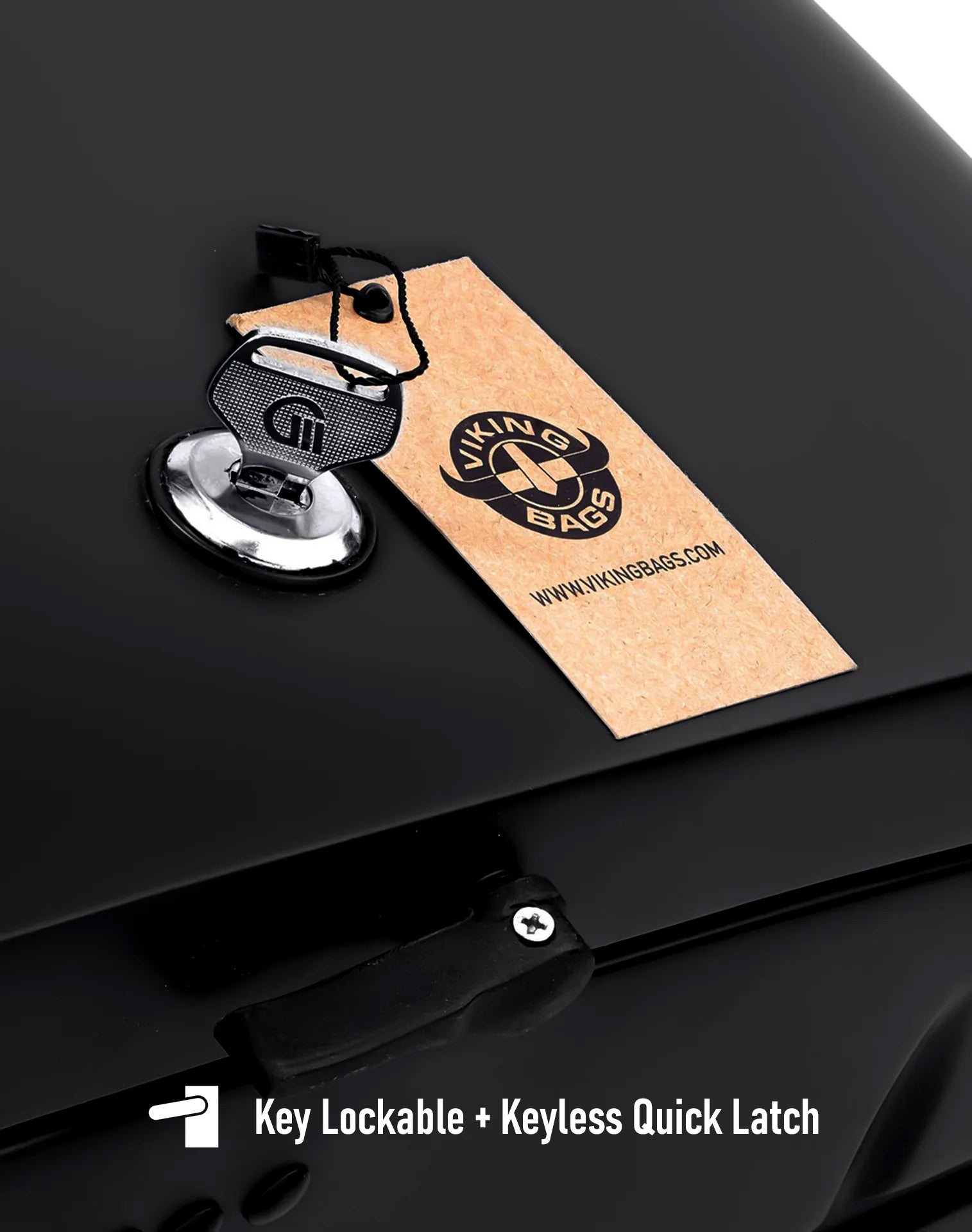 40L - Lamellar Raven XL Honda Valkyrie 1500 Interstate Matte Hard Saddlebags Key Lockable