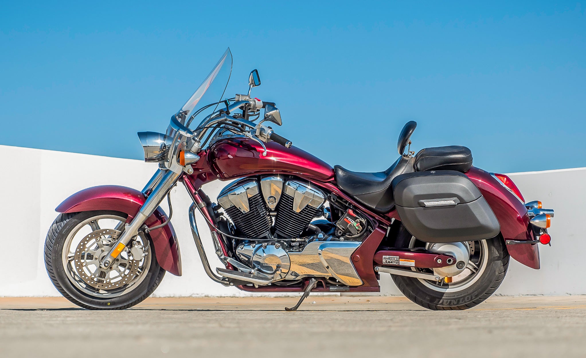 40L - Lamellar Raven XL Honda VT1300CT Interstate Hard Saddlebags @expand