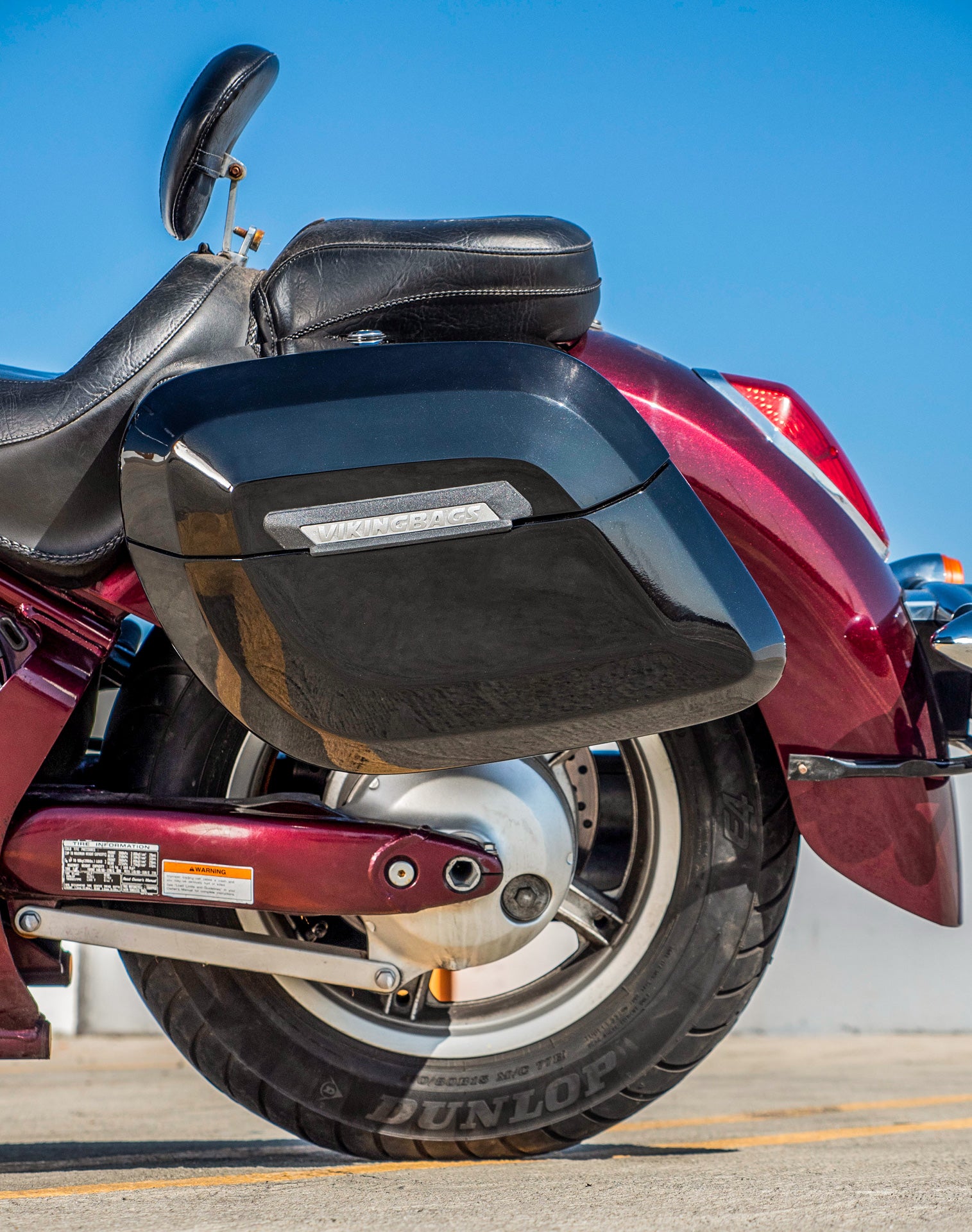 40L - Lamellar Raven XL Honda VT1300CT Interstate Painted Hard Saddlebags v2