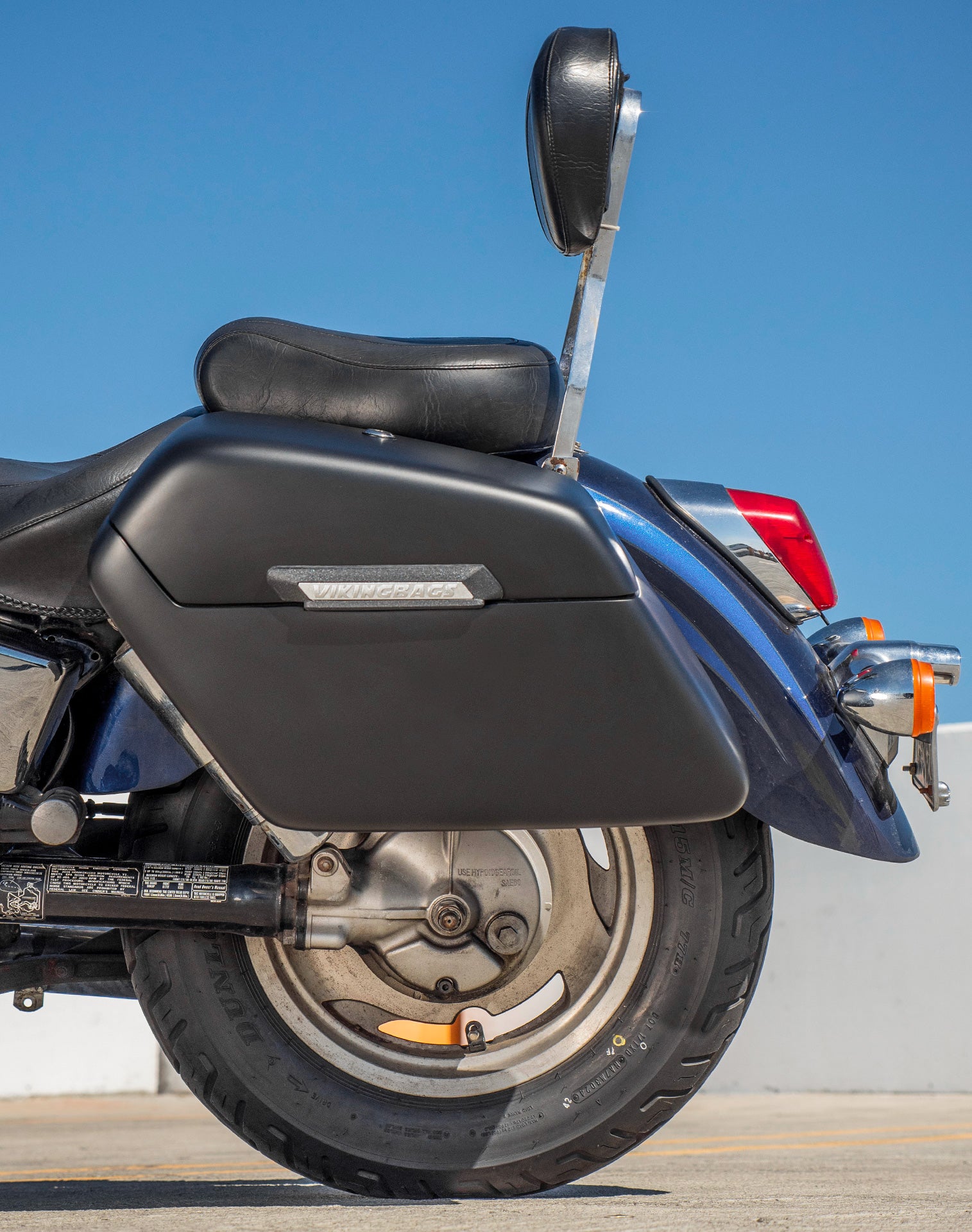 42L - Baldur XL Honda Shadow 1100 Sabre Matte Hard Saddlebags v2