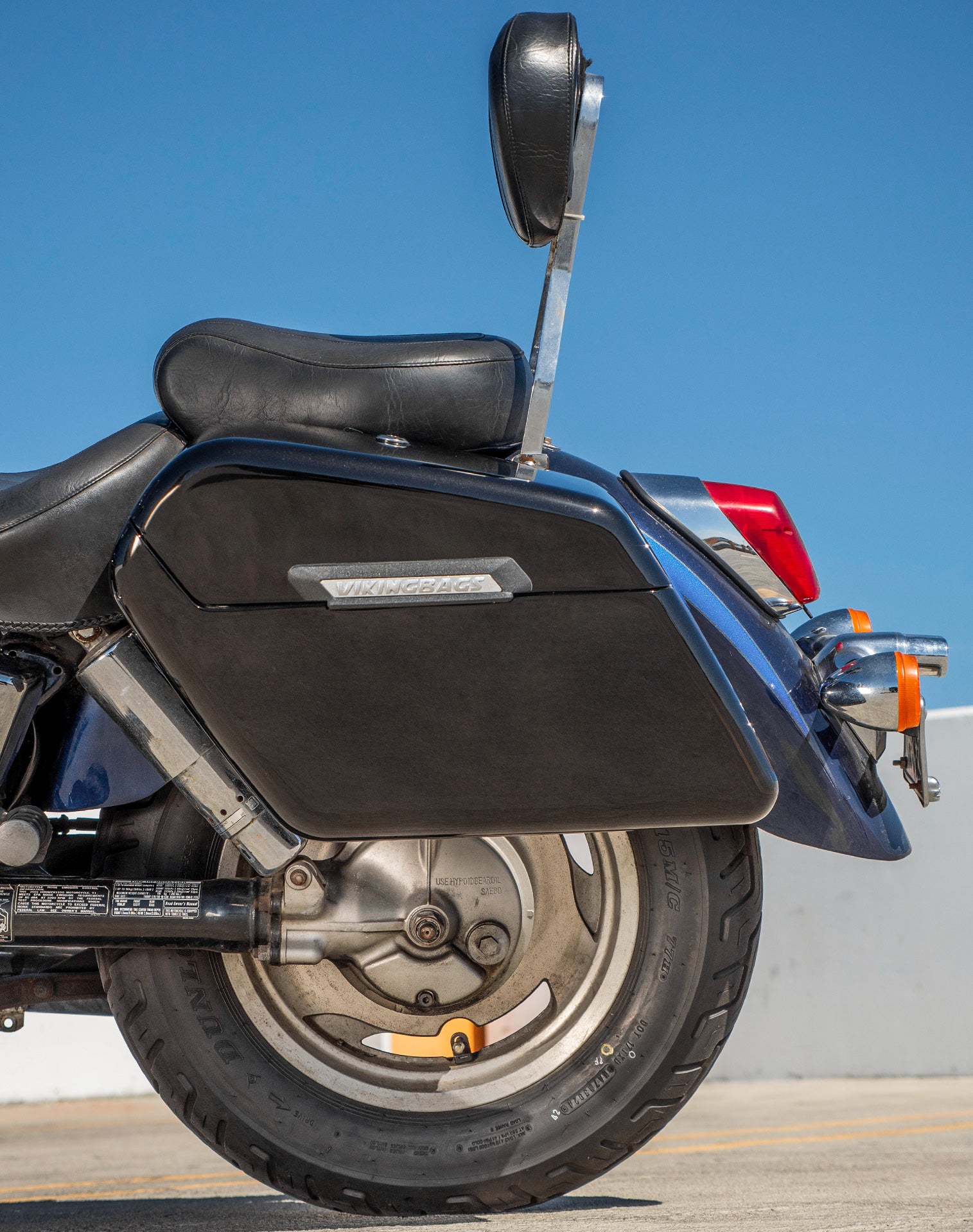 42L - Baldur XL Honda Shadow 1100 Sabre Painted Hard Saddlebags v2