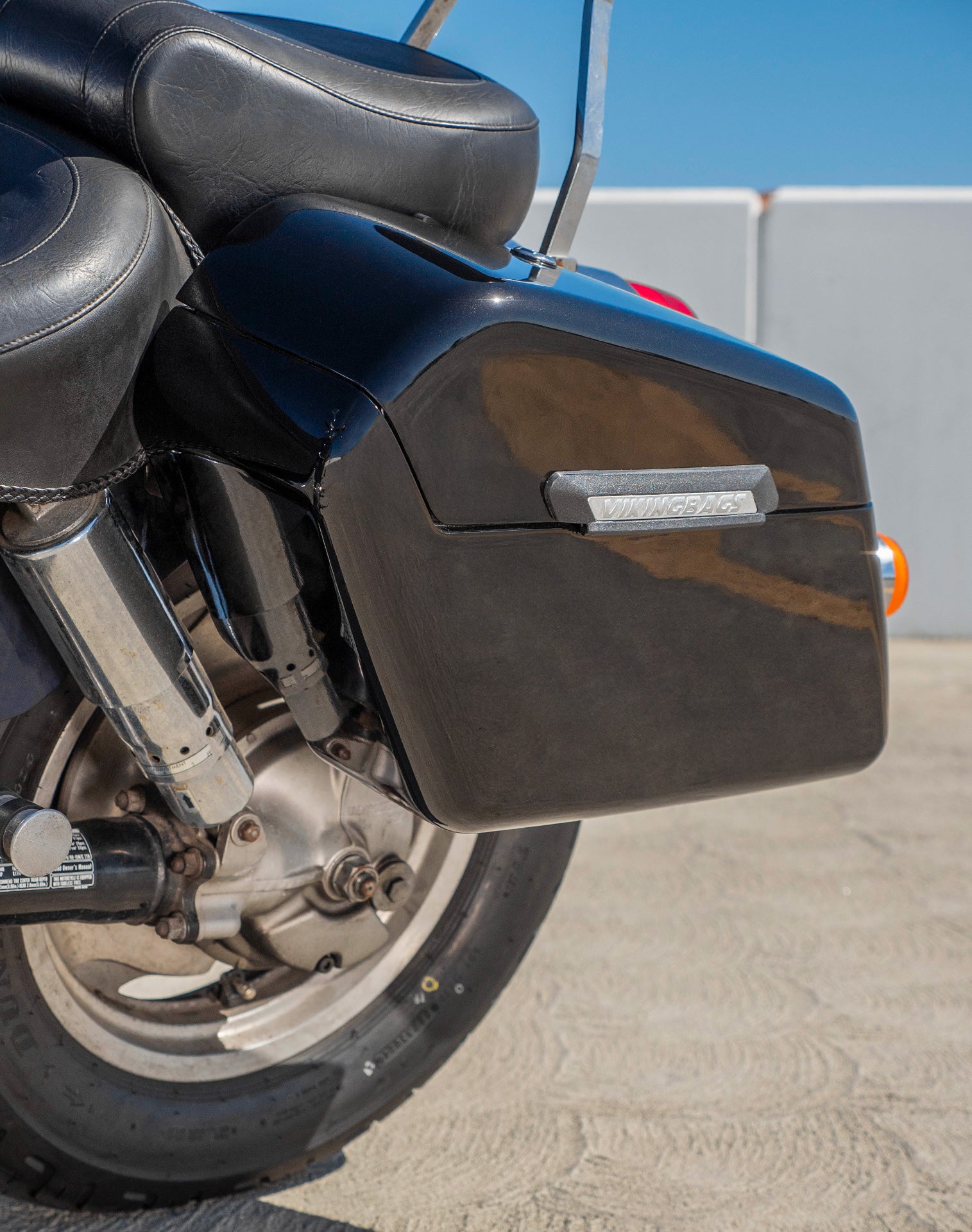 42L - Baldur XL Honda Shadow 1100 Sabre Painted Hard Saddlebags v3