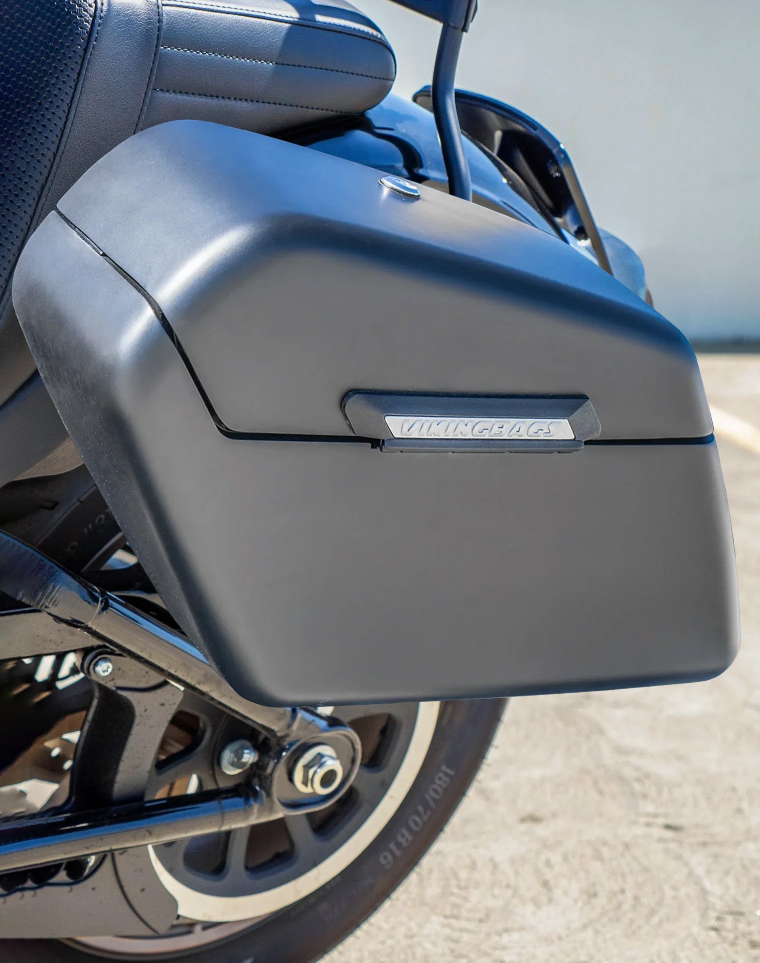 42L - Baldur XL Matte Hard Saddlebags For 2025+ Harley Softail Low Rider S FXLRS Vertical Lifestyle