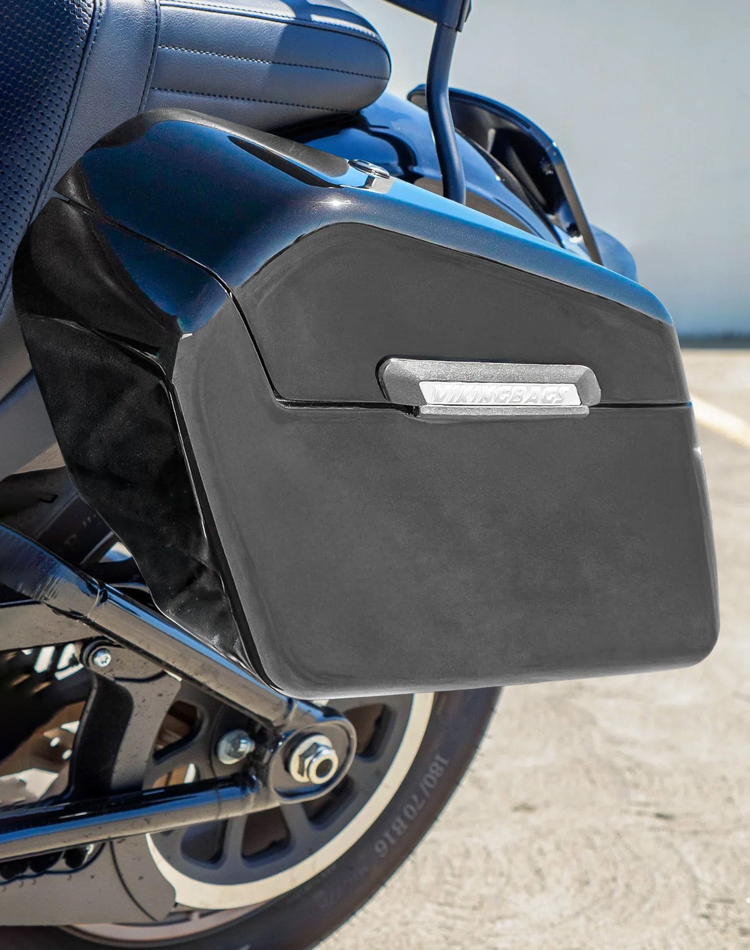 42L - Baldur XL Painted Hard Saddlebags For 2025+ Harley Softail Low Rider S FXLRS Vertical Lifestyle