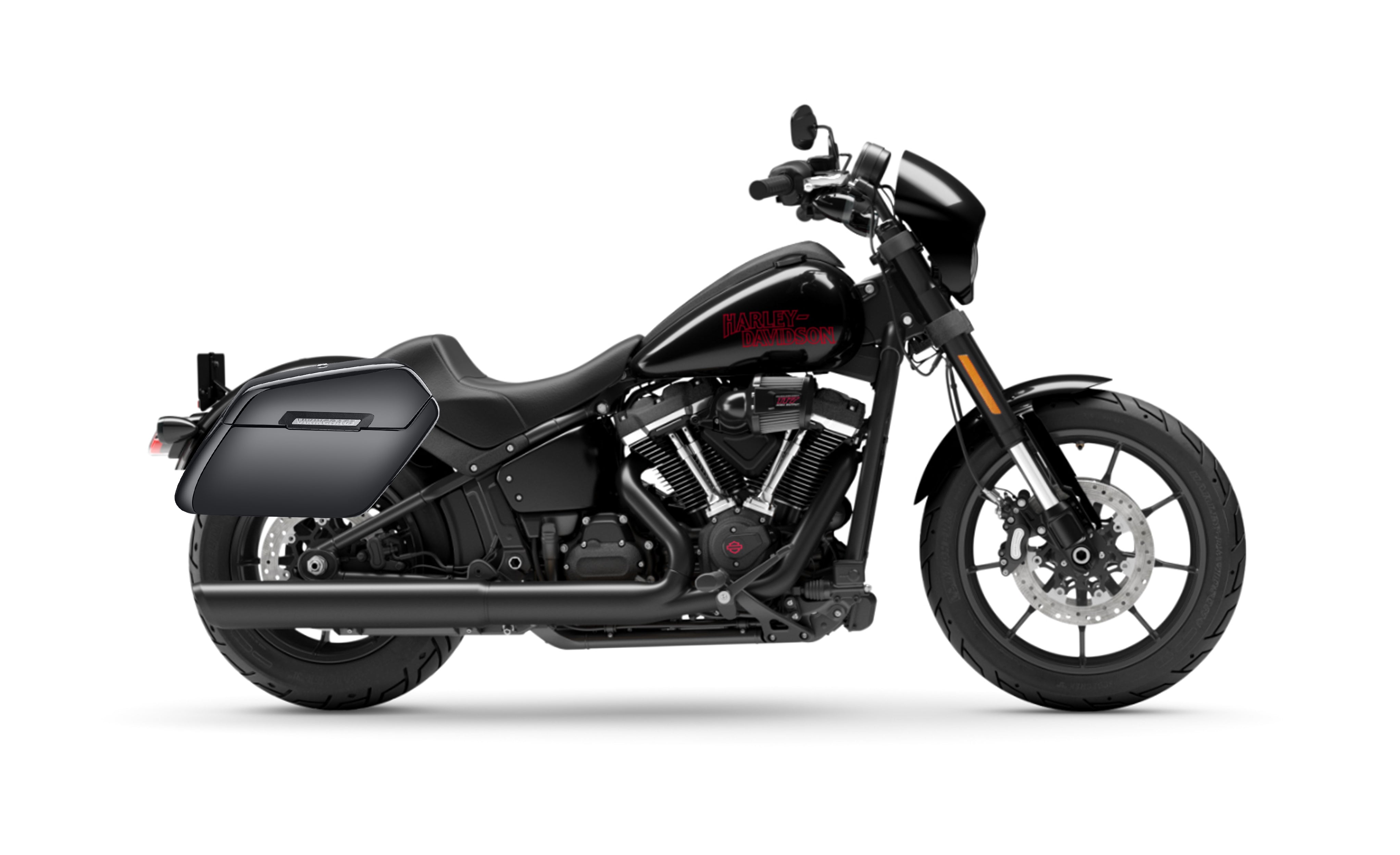 42L - Baldur XL Painted Hard Saddlebags For 2025+ Harley Softail Low Rider S FXLRS Bag on Bike @expand