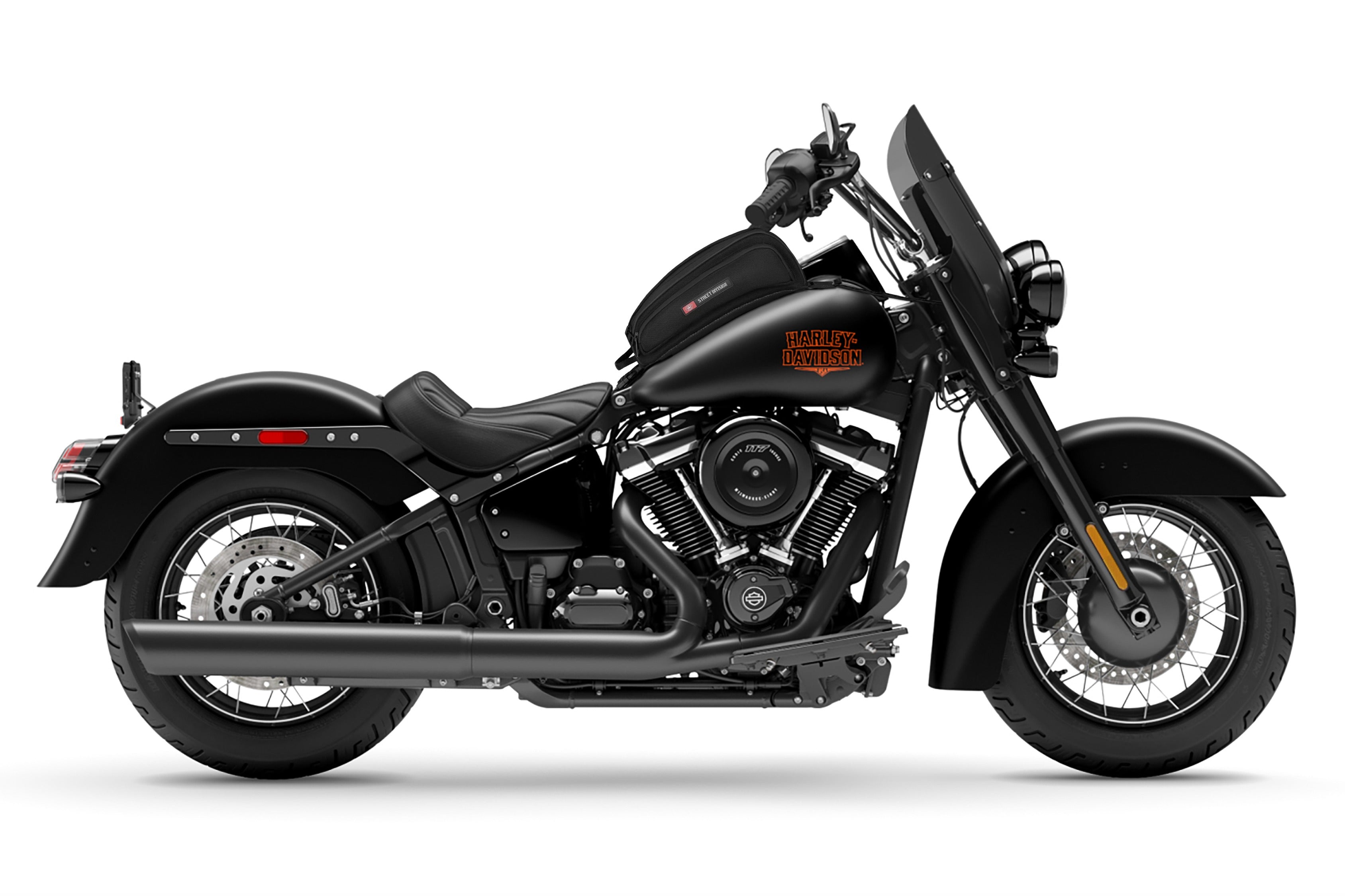 7L - Voyage Tank Bag for Harley Softail Deadwood FLHD Bag on Bike @expand