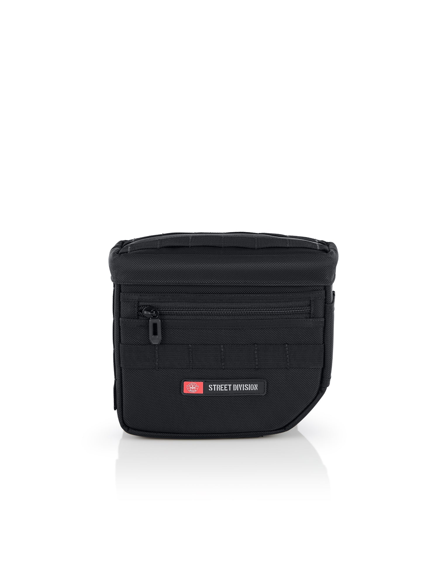 8L - Patriot Small Throw Over Saddlebags for Yamaha V Star 1100 Custom XVS11T Front View