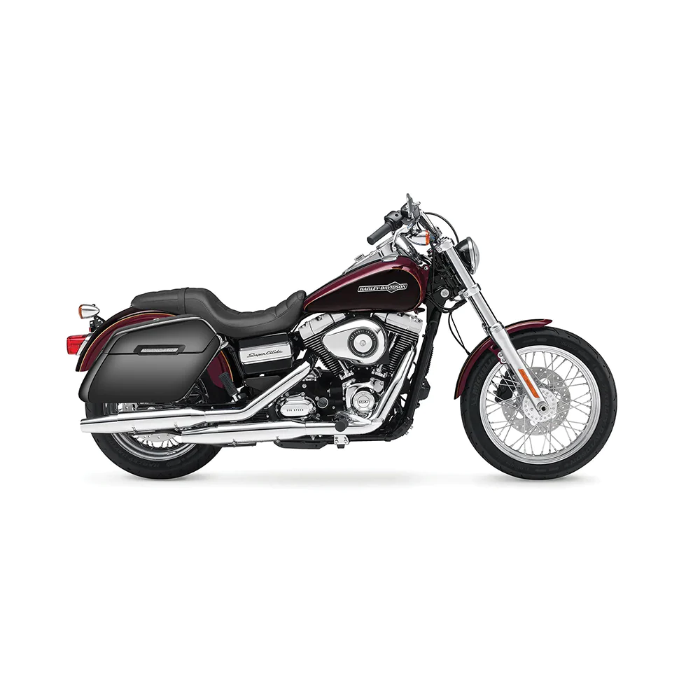 Saddlebags for Harley Dyna Super Glide Custom FXDCI Motorcycle