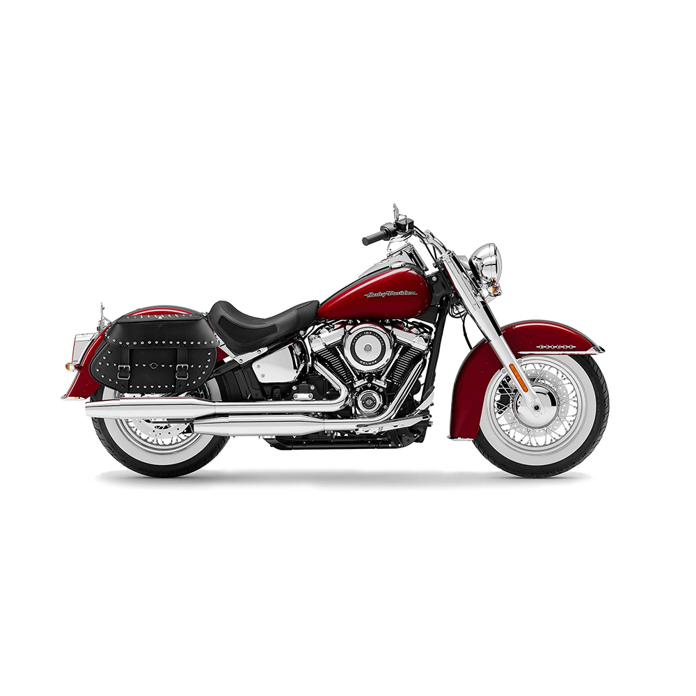 Saddlebags for Harley Softail Deluxe FLDE Motorcycles