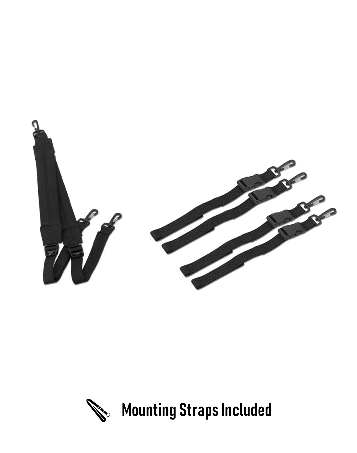 34L - Dagr Extra Large Victory Motorcycle Sissy Bar Bag Straps