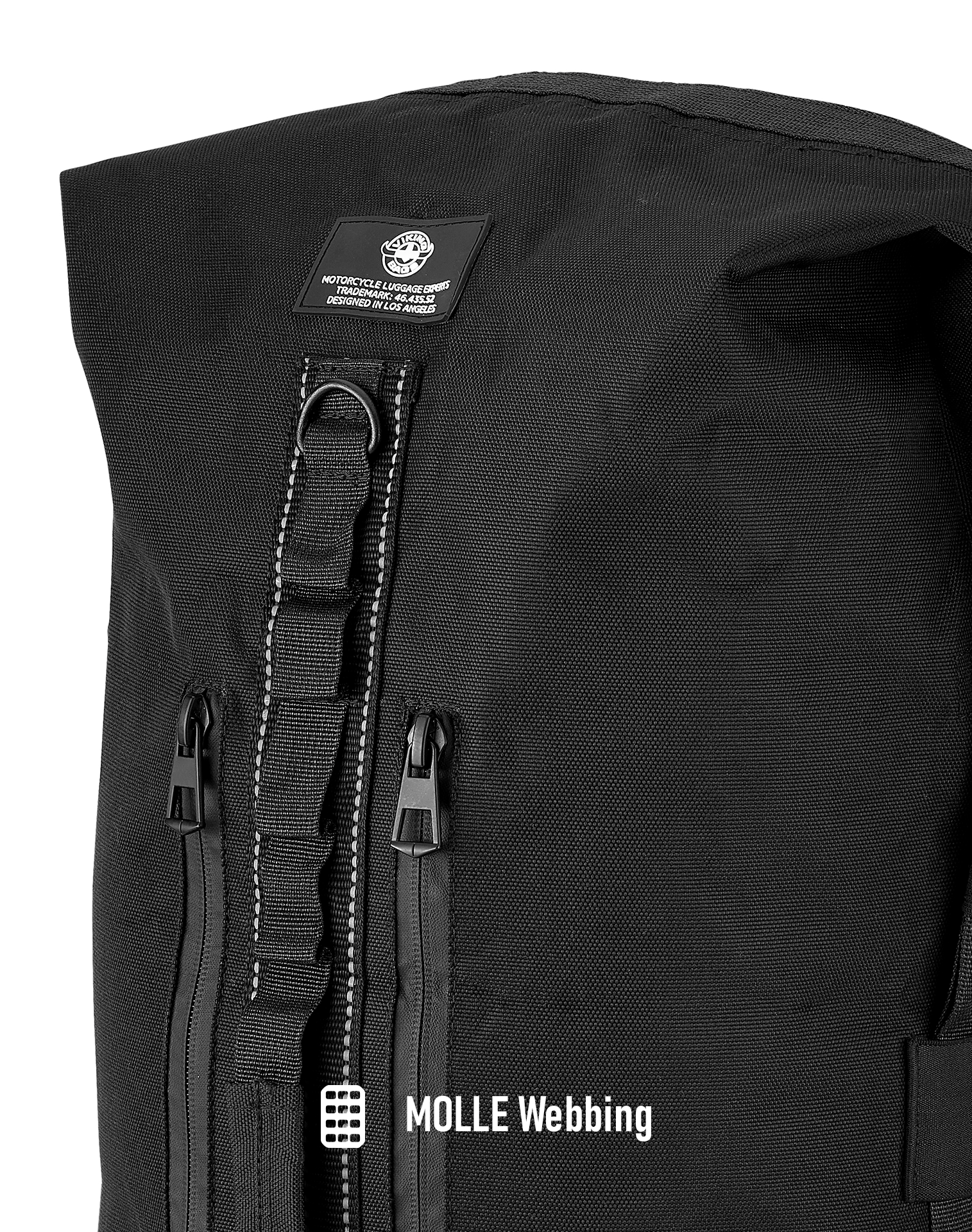 35L - Renegade XL Kawasaki Motorcycle Dry Backpack MOLLE Webbing