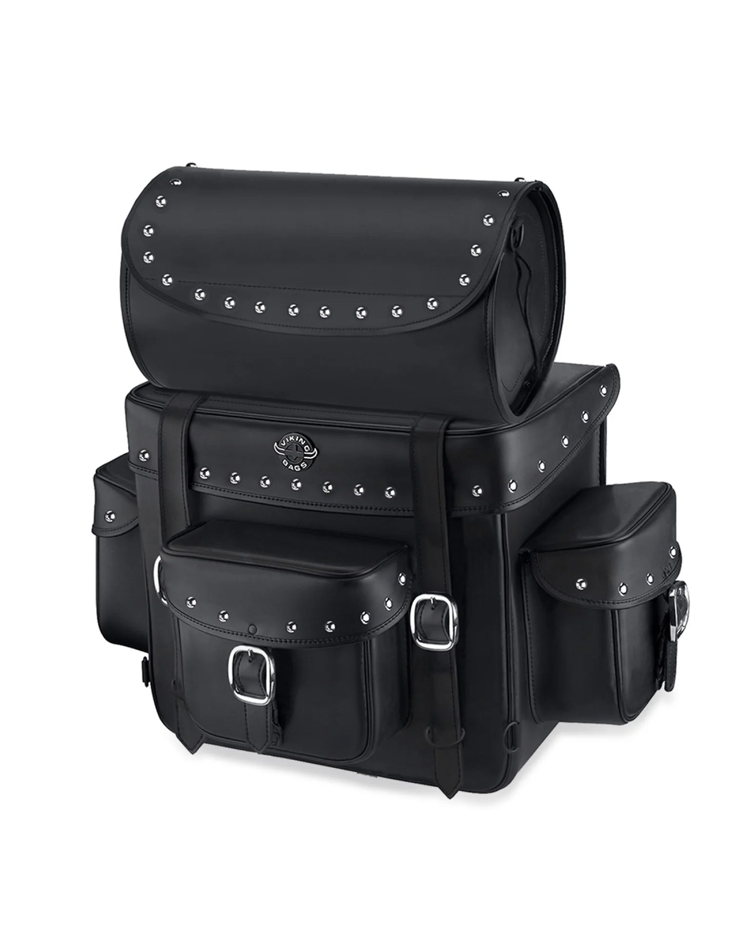 35L - Revival Series XL Studded Motorcycle Tail Bag for Harley Davidson