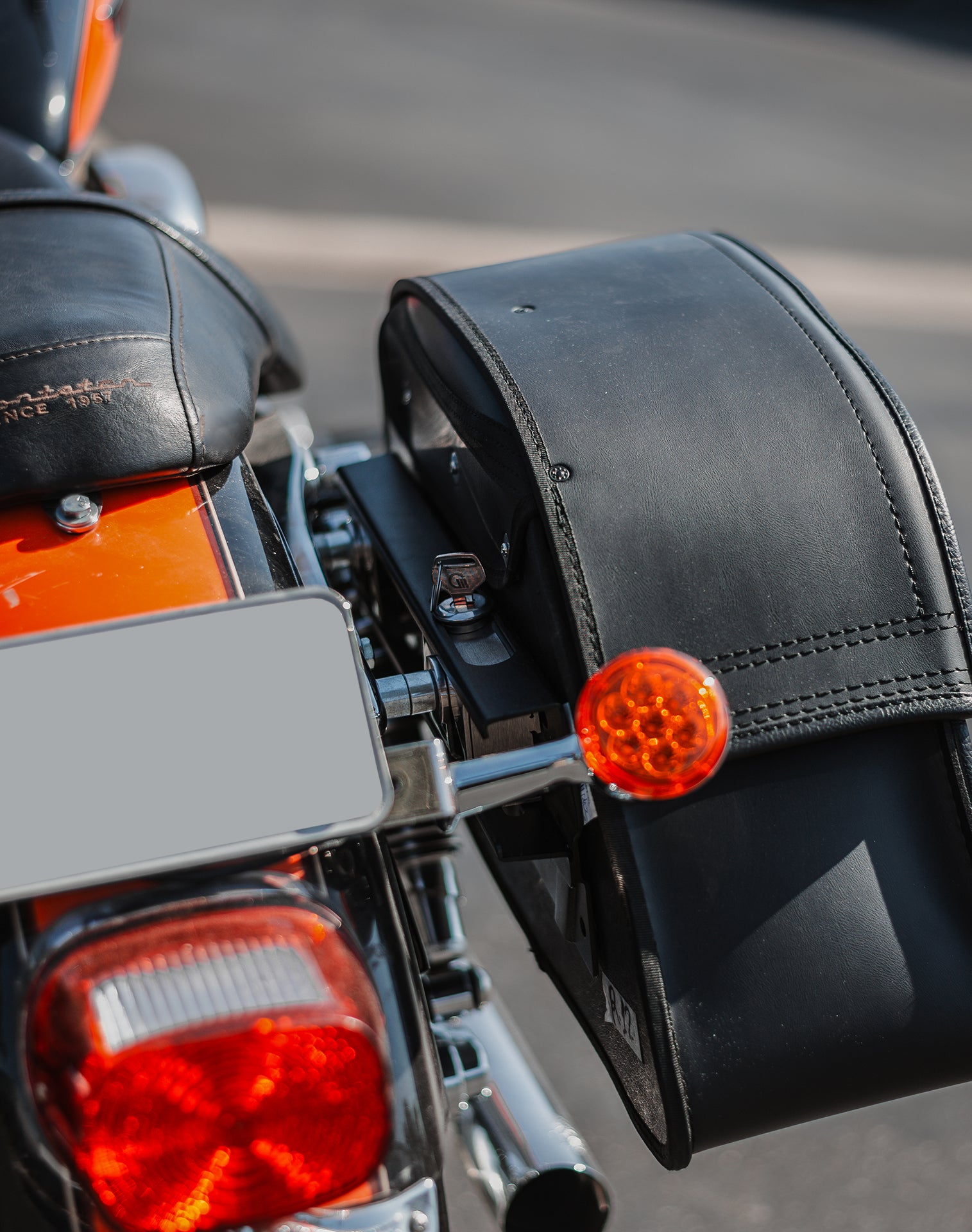 Viking Saddlebags Quick Disconnect System For Harley Davidson Sportster v3