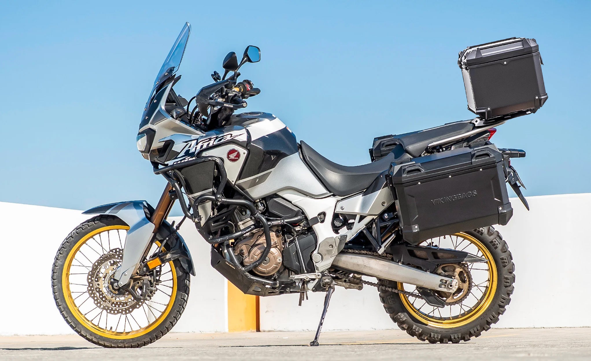 38L - Apex XL Honda CRF1000L Africa Twin/Adv Sports Aluminum Top Case Black @expand