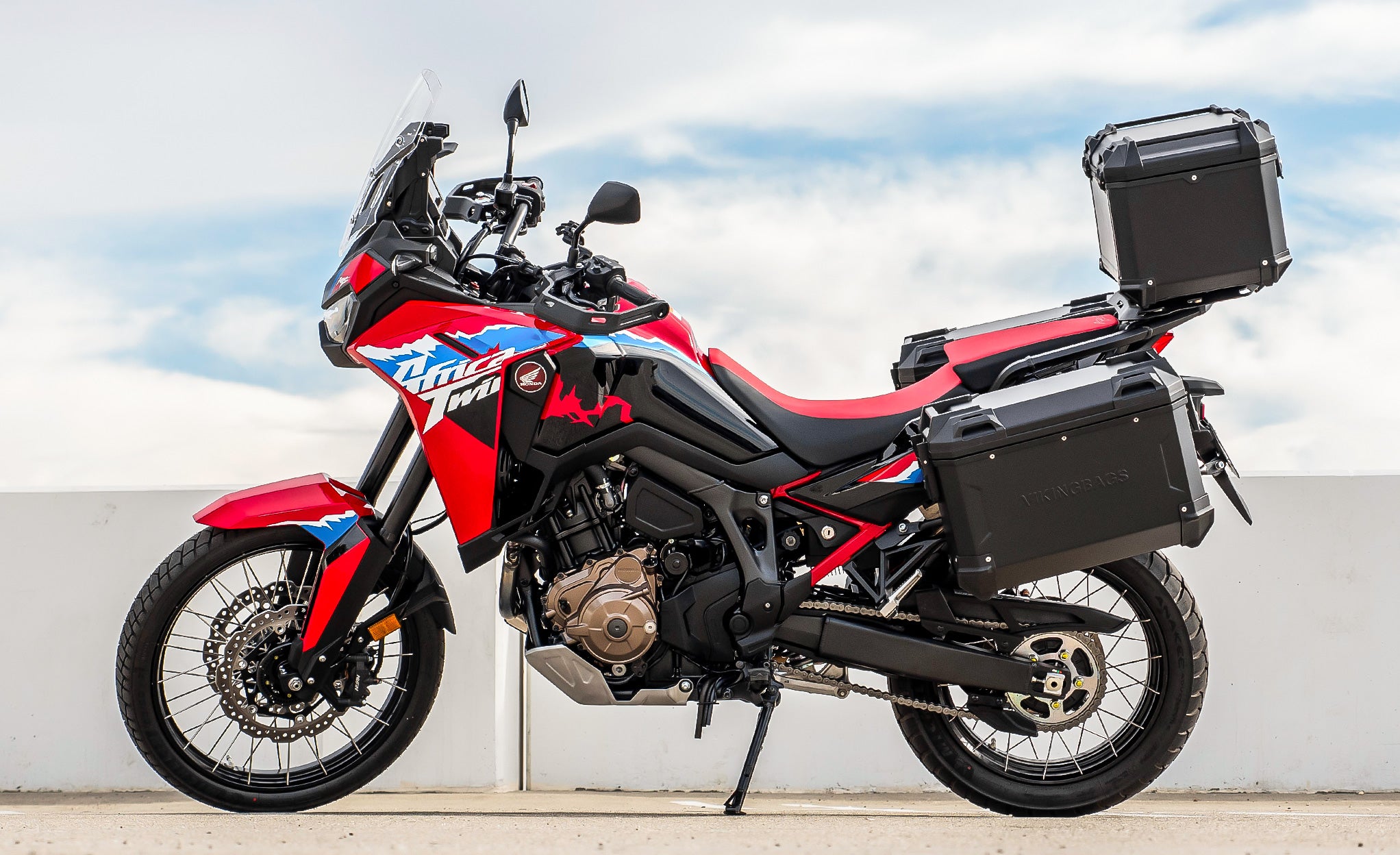 38L - Apex XL Honda CRF1100L Africa Twin/ADV Sports/ES Aluminum Top Case Black @expand