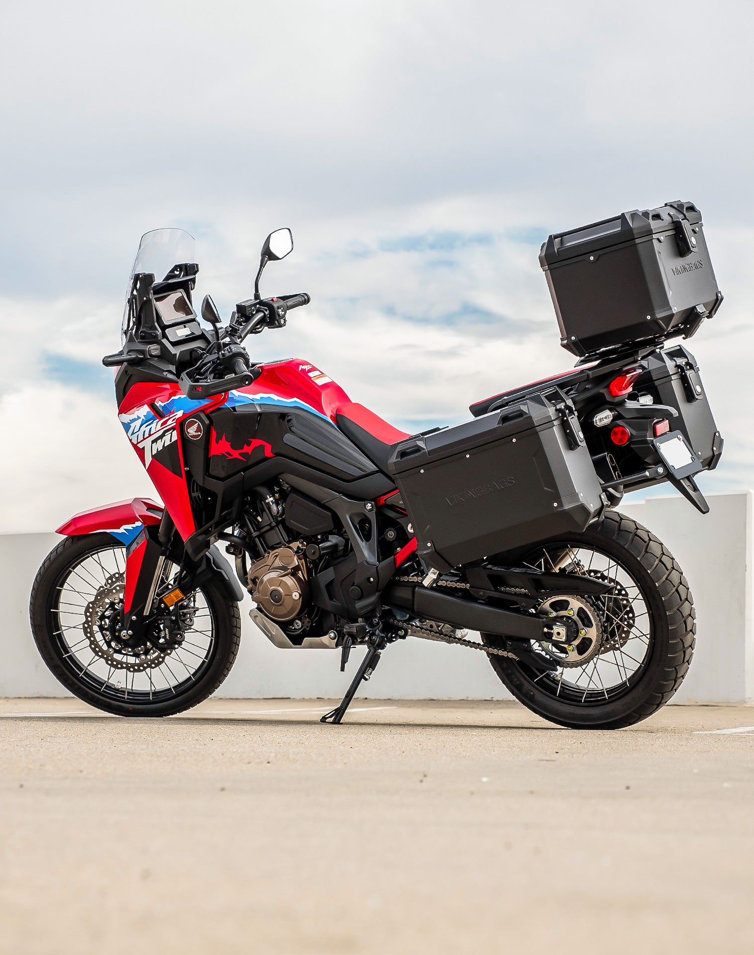 38L - Apex XL Honda CRF1100L Africa Twin/ADV Sports/ES Aluminum Top Case Black v1