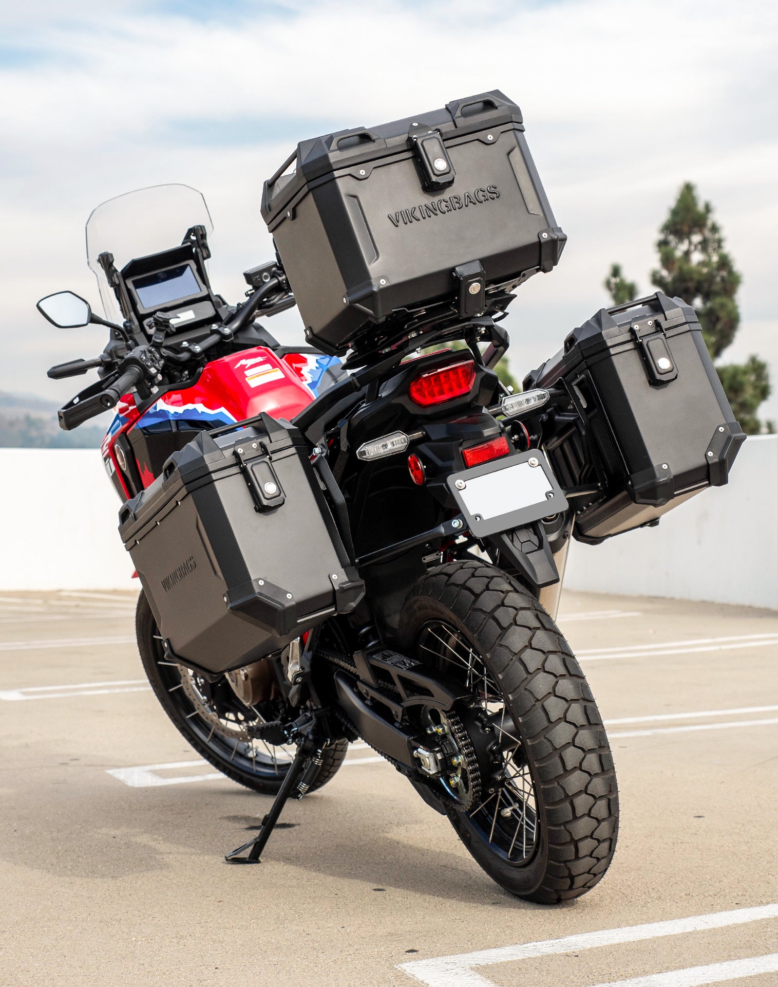 38L - Apex XL Honda CRF1100L Africa Twin/ADV Sports/ES Aluminum Top Case Black v2