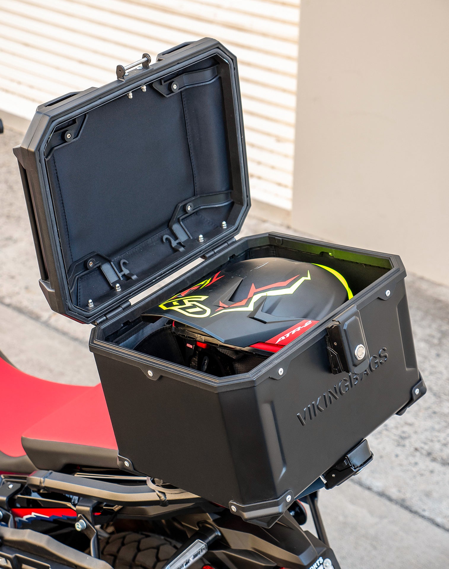 38L - Apex XL Honda CRF1100L Africa Twin/ADV Sports/ES Aluminum Top Case Black v4
