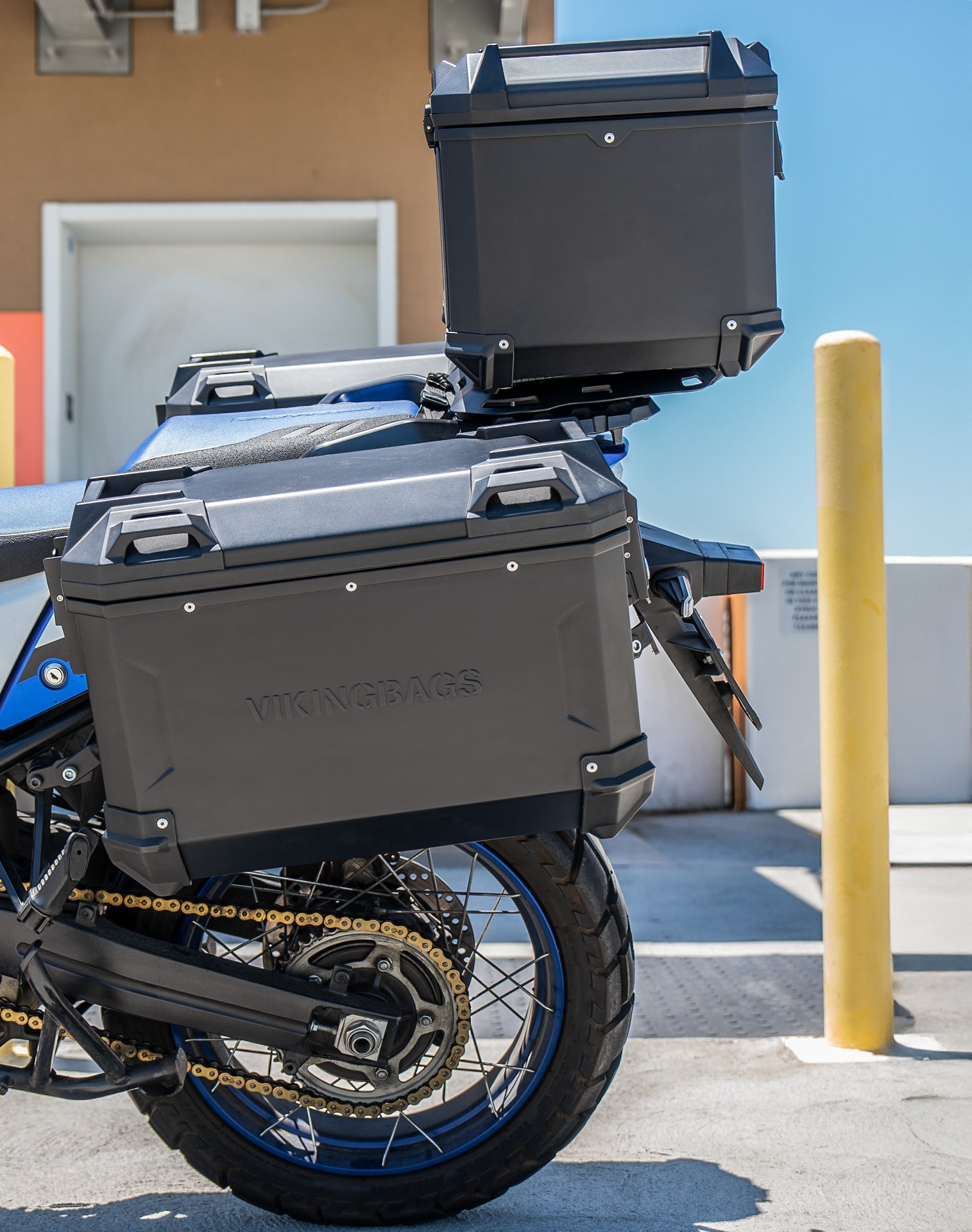 38L - Apex XL Suzuki V-Strom 1050 Aluminum Top Case Black v2